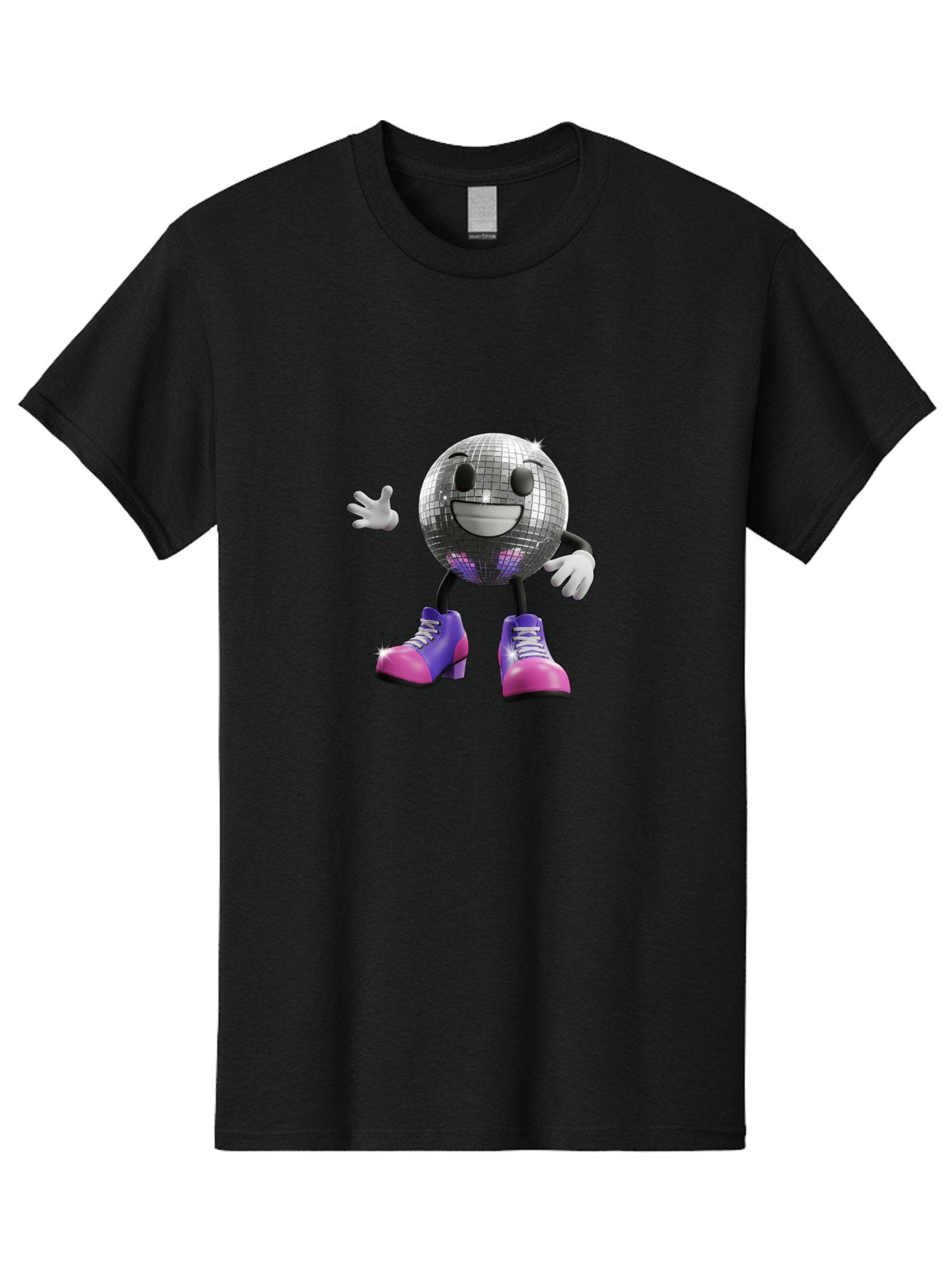 Disco-Ball-Character Men'S Graphic Tee, 100% Cotton, Comfortable Casual Summer Wear, Machine Washable, Vintage Camera, Old Camera, Antique Camera, Black Camera, Classic Photography, Photography Equipment, Nostalgic Device, Film Camera, Bam277