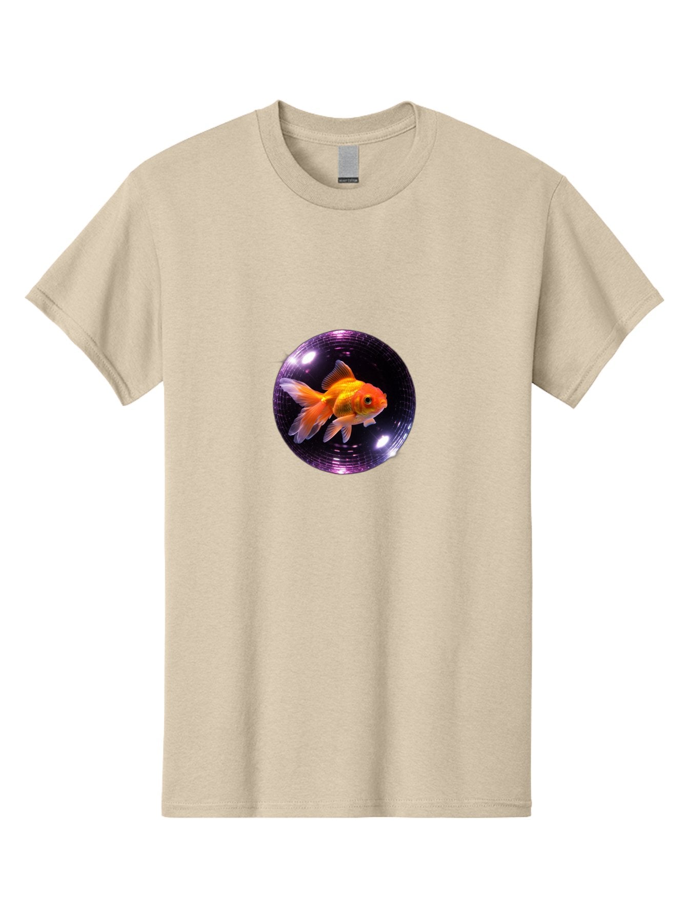 Disco-Ball-Goldfish Men'S Graphic Tee, 100% Cotton, Comfortable Casual Summer Wear, Machine Washable, Vintage Camera, Old Camera, Antique Camera, Black Camera, Classic Photography, Photography Equipment, Nostalgic Device, Film Camera, Bam280 9