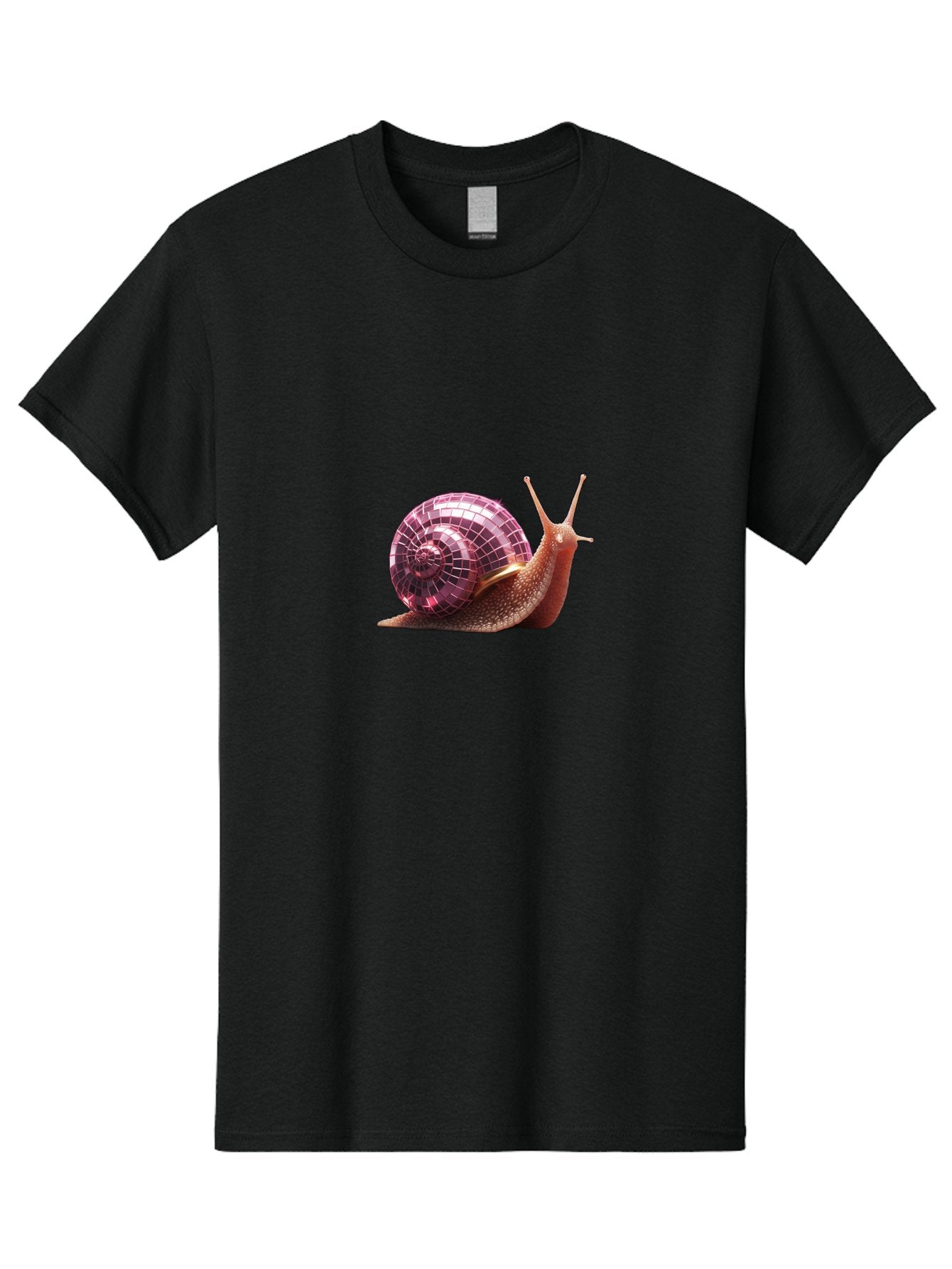 Disco-Snail-1 Men'S Graphic Tee, 100% Cotton, Comfortable Casual Summer Wear, Machine Washable, Vintage Camera, Old Camera, Antique Camera, Black Camera, Classic Photography, Photography Equipment, Nostalgic Device, Film Camera, Camera Art Bam286 4
