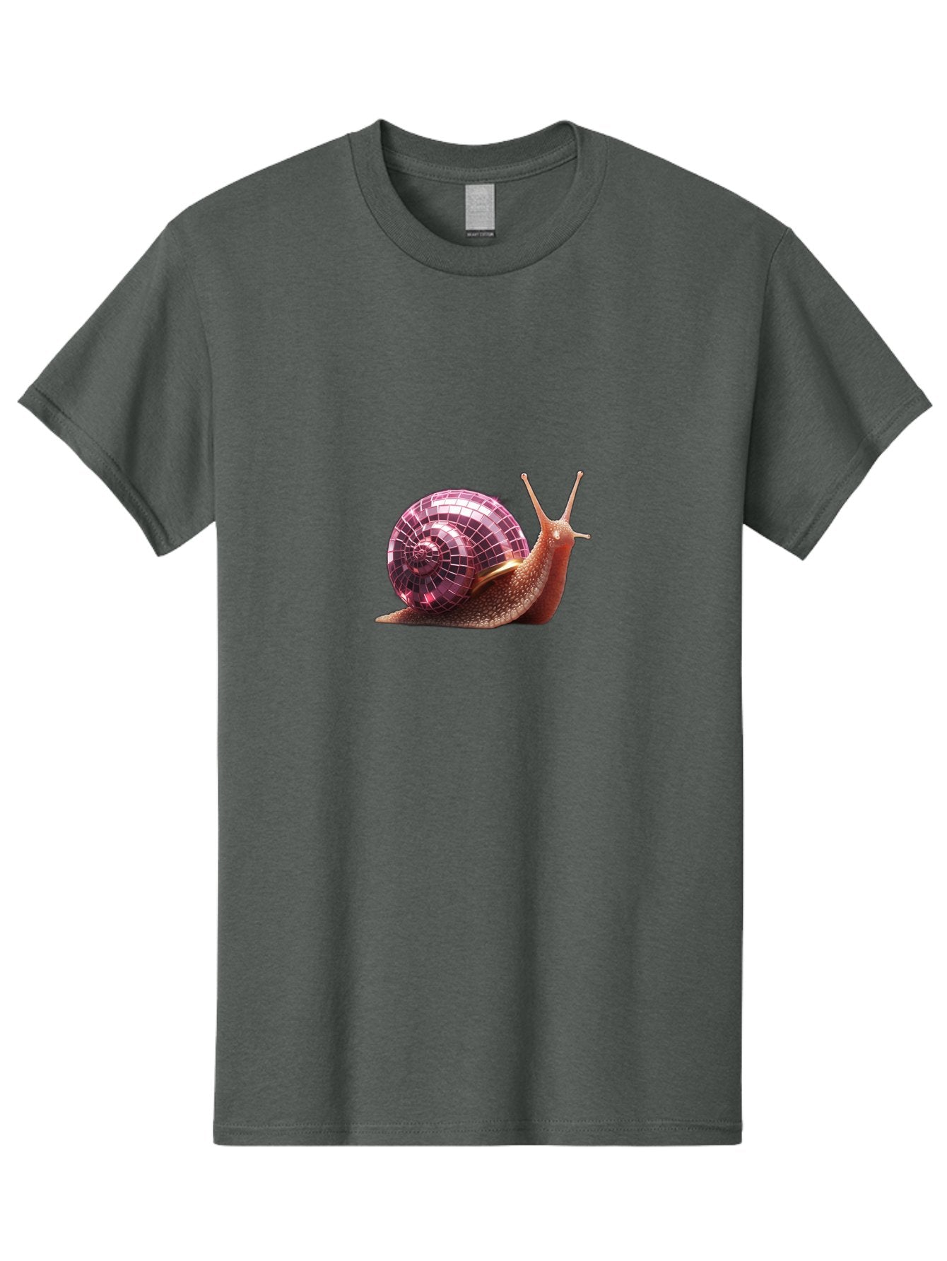 Disco-Snail-1 Men'S Graphic Tee, 100% Cotton, Comfortable Casual Summer Wear, Machine Washable, Vintage Camera, Old Camera, Antique Camera, Black Camera, Classic Photography, Photography Equipment, Nostalgic Device, Film Camera, Camera Art Bam286 5