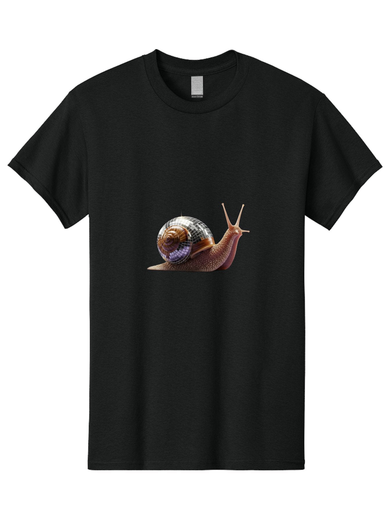 Disco-Snail-2 Men'S Graphic Tee, 100% Cotton, Comfortable Casual Summer Wear, Machine Washable, Vintage Camera, Old Camera, Antique Camera, Black Camera, Classic Photography, Photography Equipment, Nostalgic Device, Film Camera, Camera Art Bam287 10
