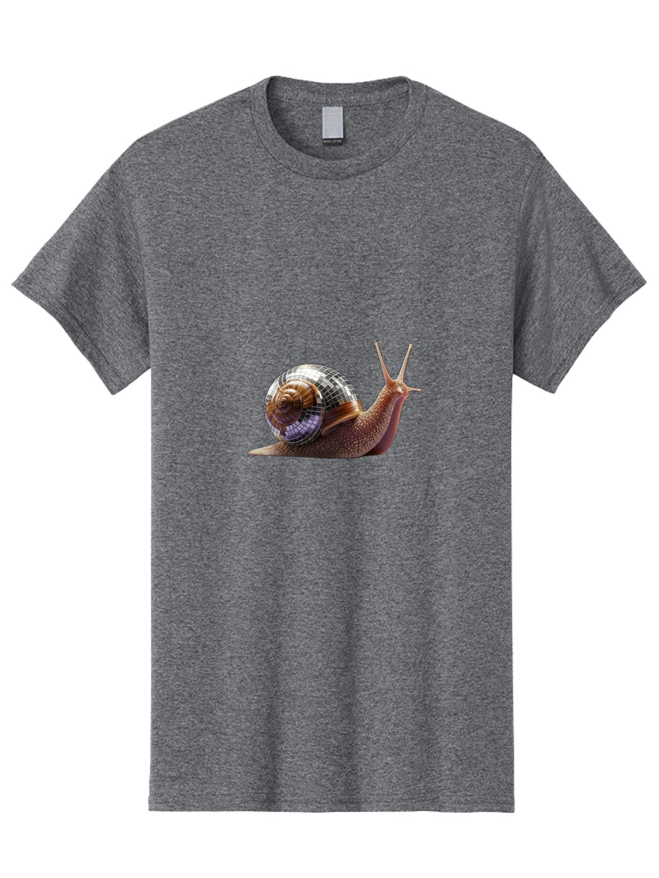 Disco-Snail-2 Men'S Graphic Tee, 100% Cotton, Comfortable Casual Summer Wear, Machine Washable, Vintage Camera, Old Camera, Antique Camera, Black Camera, Classic Photography, Photography Equipment, Nostalgic Device, Film Camera, Camera Art Bam287