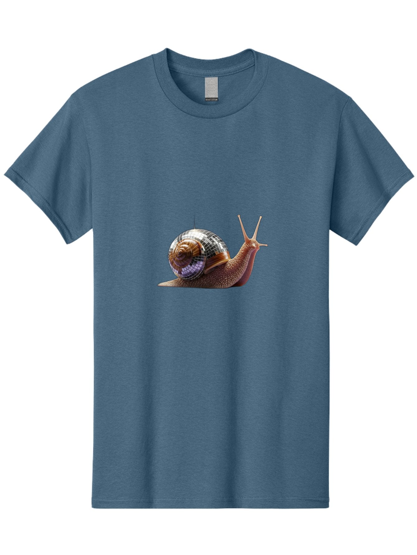 Disco-Snail-2 Men'S Graphic Tee, 100% Cotton, Comfortable Casual Summer Wear, Machine Washable, Vintage Camera, Old Camera, Antique Camera, Black Camera, Classic Photography, Photography Equipment, Nostalgic Device, Film Camera, Camera Art Bam287 6