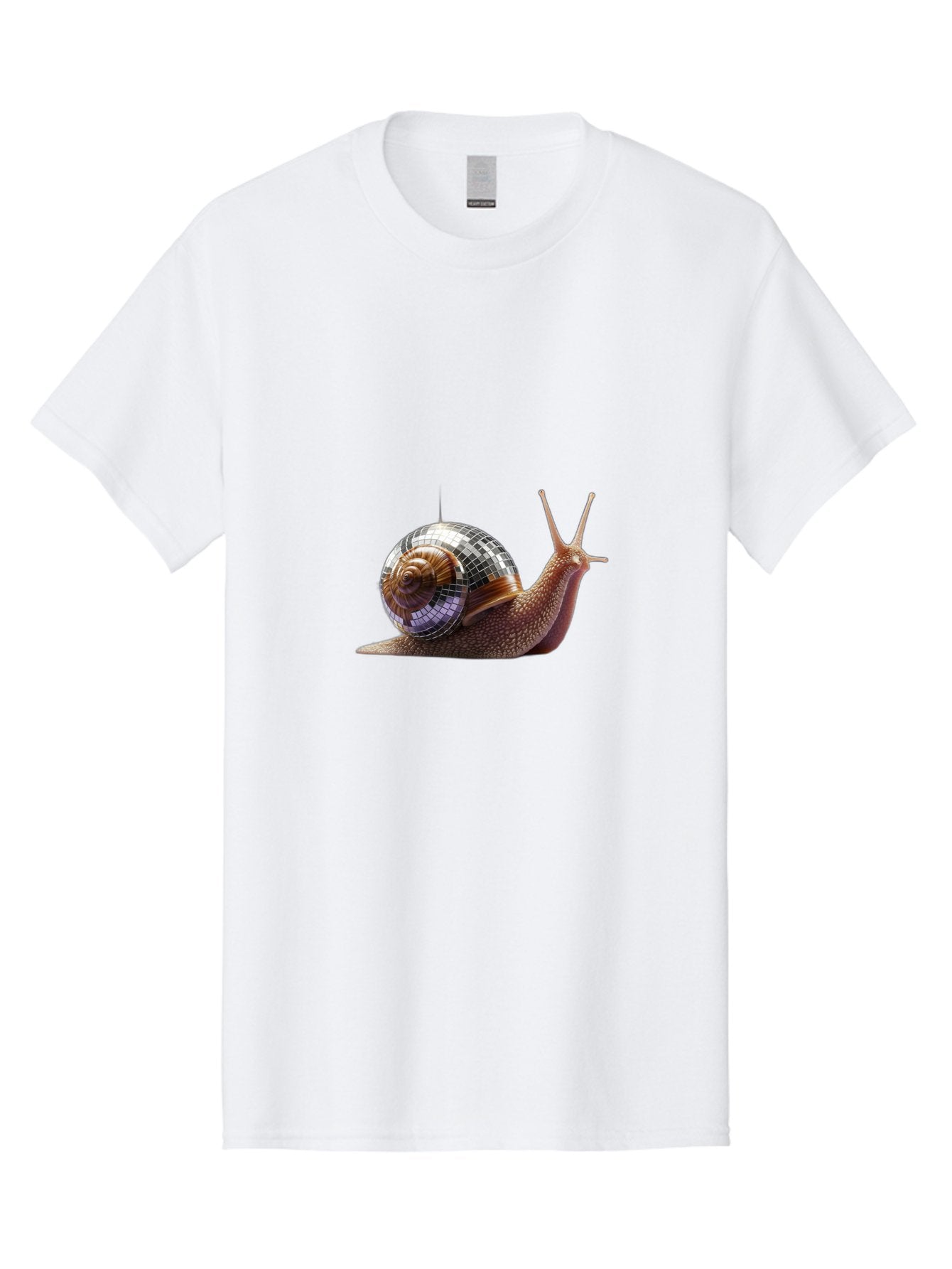 Disco-Snail-2 Men'S Graphic Tee, 100% Cotton, Comfortable Casual Summer Wear, Machine Washable, Vintage Camera, Old Camera, Antique Camera, Black Camera, Classic Photography, Photography Equipment, Nostalgic Device, Film Camera, Camera Art Bam287 4