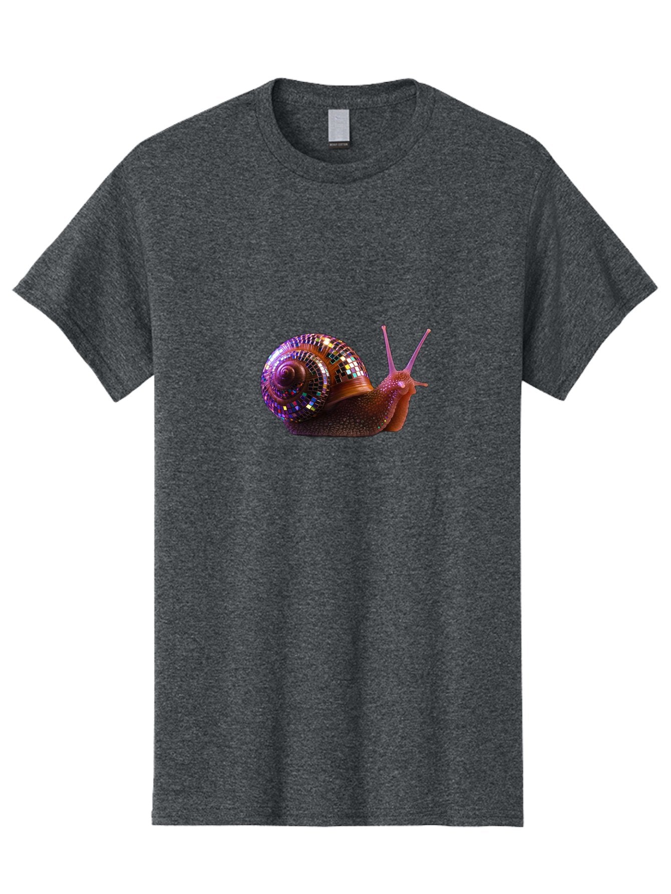 Disco-Snail-3 Men'S Graphic Tee, 100% Cotton, Comfortable Casual Summer Wear, Machine Washable, Vintage Camera, Old Camera, Antique Camera, Black Camera, Classic Photography, Photography Equipment, Nostalgic Device, Film Camera, Camera Art Bam288 4