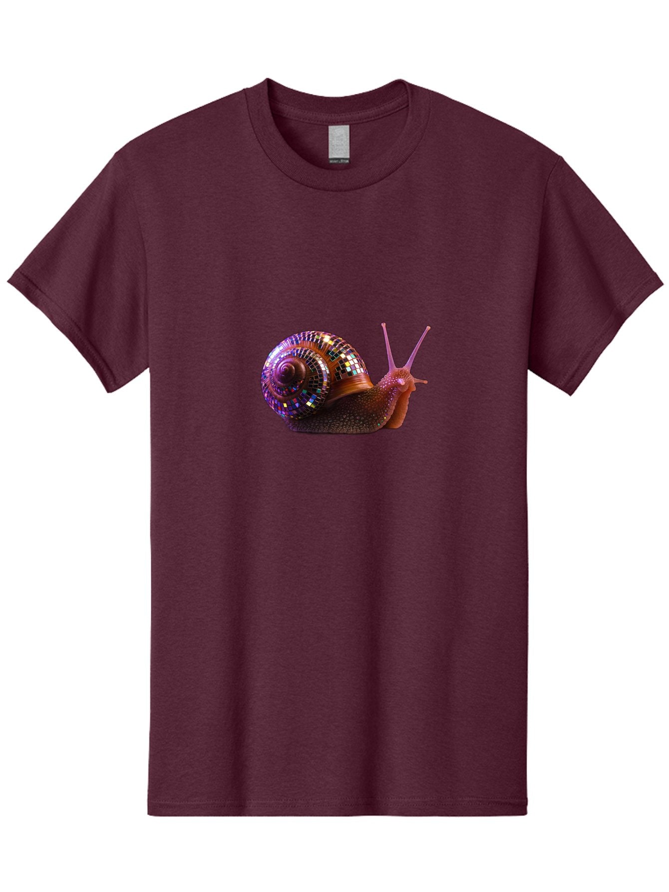 Disco-Snail-3 Men'S Graphic Tee, 100% Cotton, Comfortable Casual Summer Wear, Machine Washable, Vintage Camera, Old Camera, Antique Camera, Black Camera, Classic Photography, Photography Equipment, Nostalgic Device, Film Camera, Camera Art Bam288 5