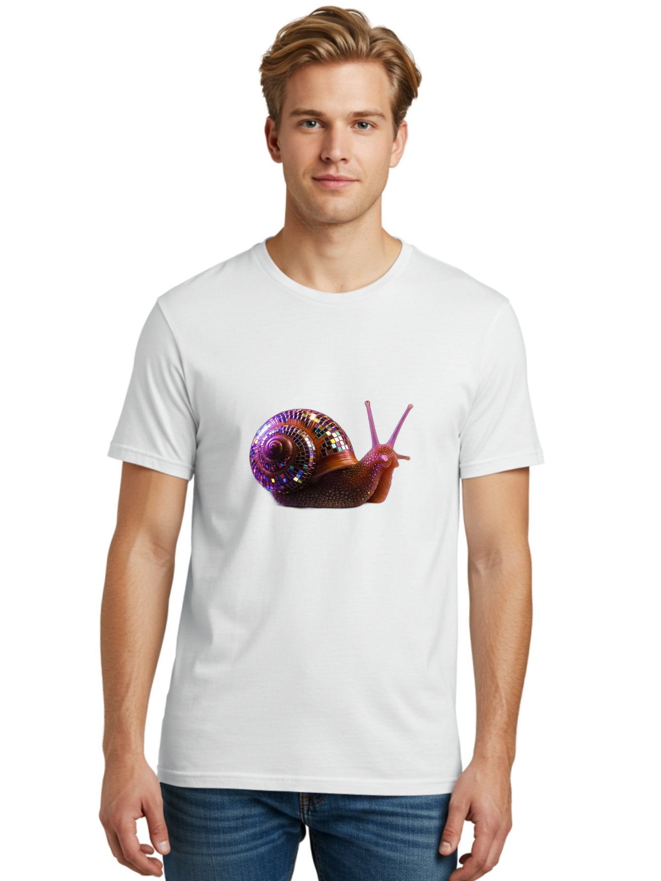 Disco-Snail-3 Men'S Graphic Tee, 100% Cotton, Comfortable Casual Summer Wear, Machine Washable, Vintage Camera, Old Camera, Antique Camera, Black Camera, Classic Photography, Photography Equipment, Nostalgic Device, Film Camera, Camera Art Bam288 27