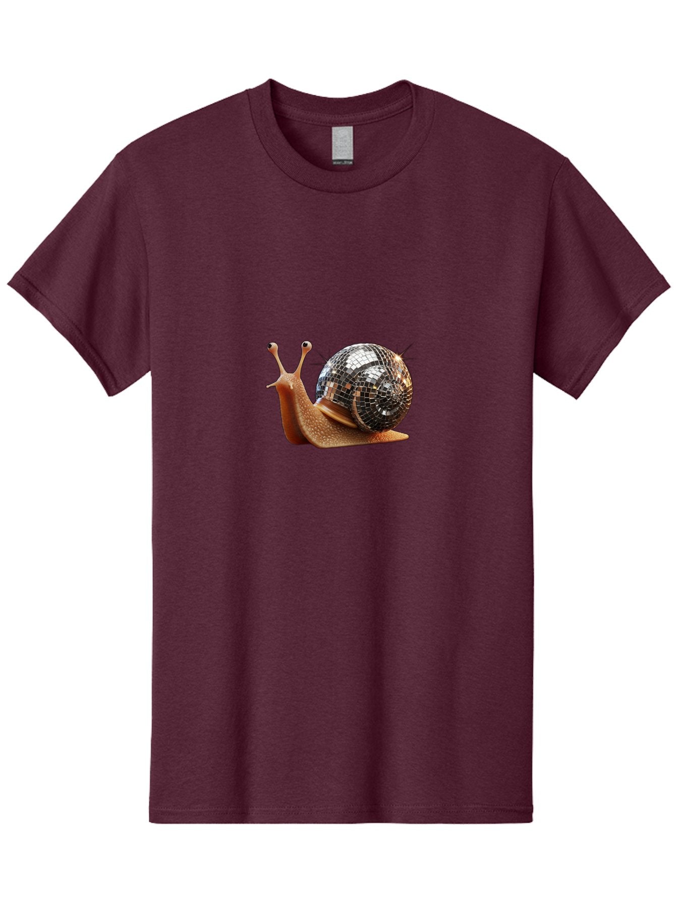 Disco-Snail-4 Men'S Graphic Tee, 100% Cotton, Comfortable Casual Summer Wear, Machine Washable, Vintage Camera, Old Camera, Antique Camera, Black Camera, Classic Photography, Photography Equipment, Nostalgic Device, Film Camera, Camera Art Bam289 4