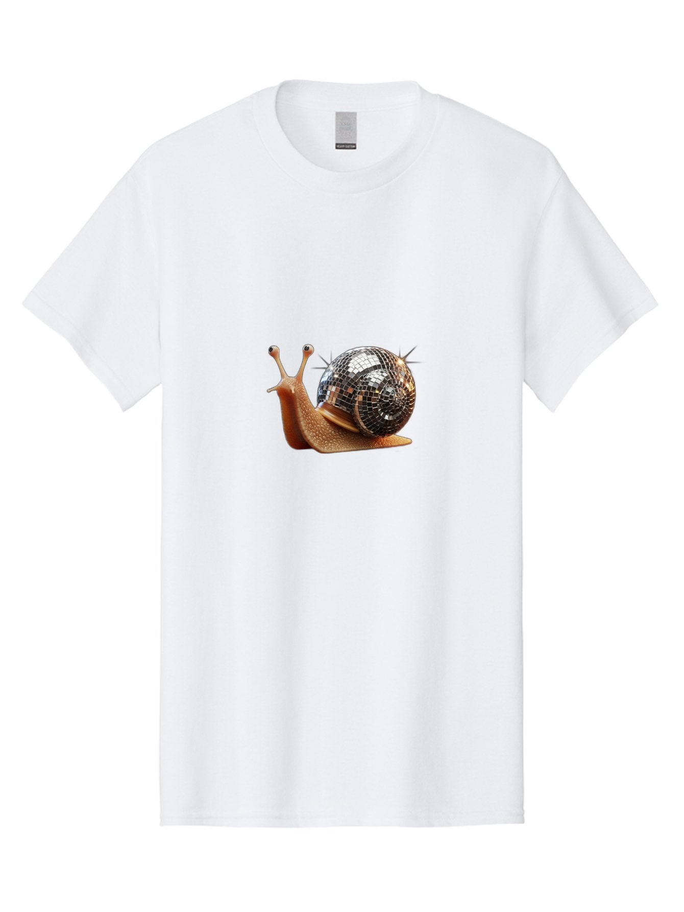 Disco-Snail-4 Men'S Graphic Tee, 100% Cotton, Comfortable Casual Summer Wear, Machine Washable, Vintage Camera, Old Camera, Antique Camera, Black Camera, Classic Photography, Photography Equipment, Nostalgic Device, Film Camera, Camera Art Bam289