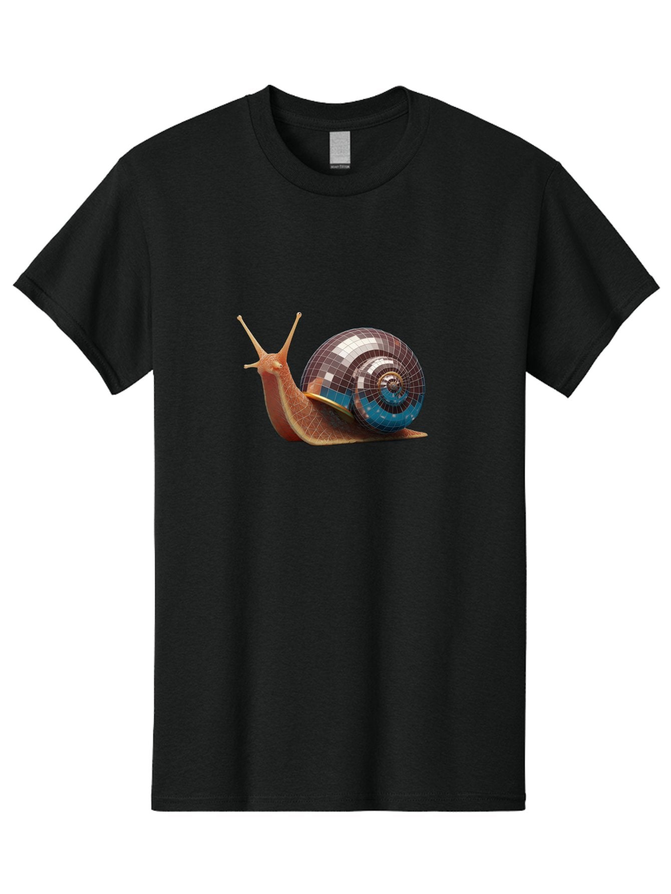 Disco-Snail-5 Men'S Graphic Tee, 100% Cotton, Comfortable Casual Summer Wear, Machine Washable, Vintage Camera, Old Camera, Antique Camera, Black Camera, Classic Photography, Photography Equipment, Nostalgic Device, Film Camera, Camera Art Bam290