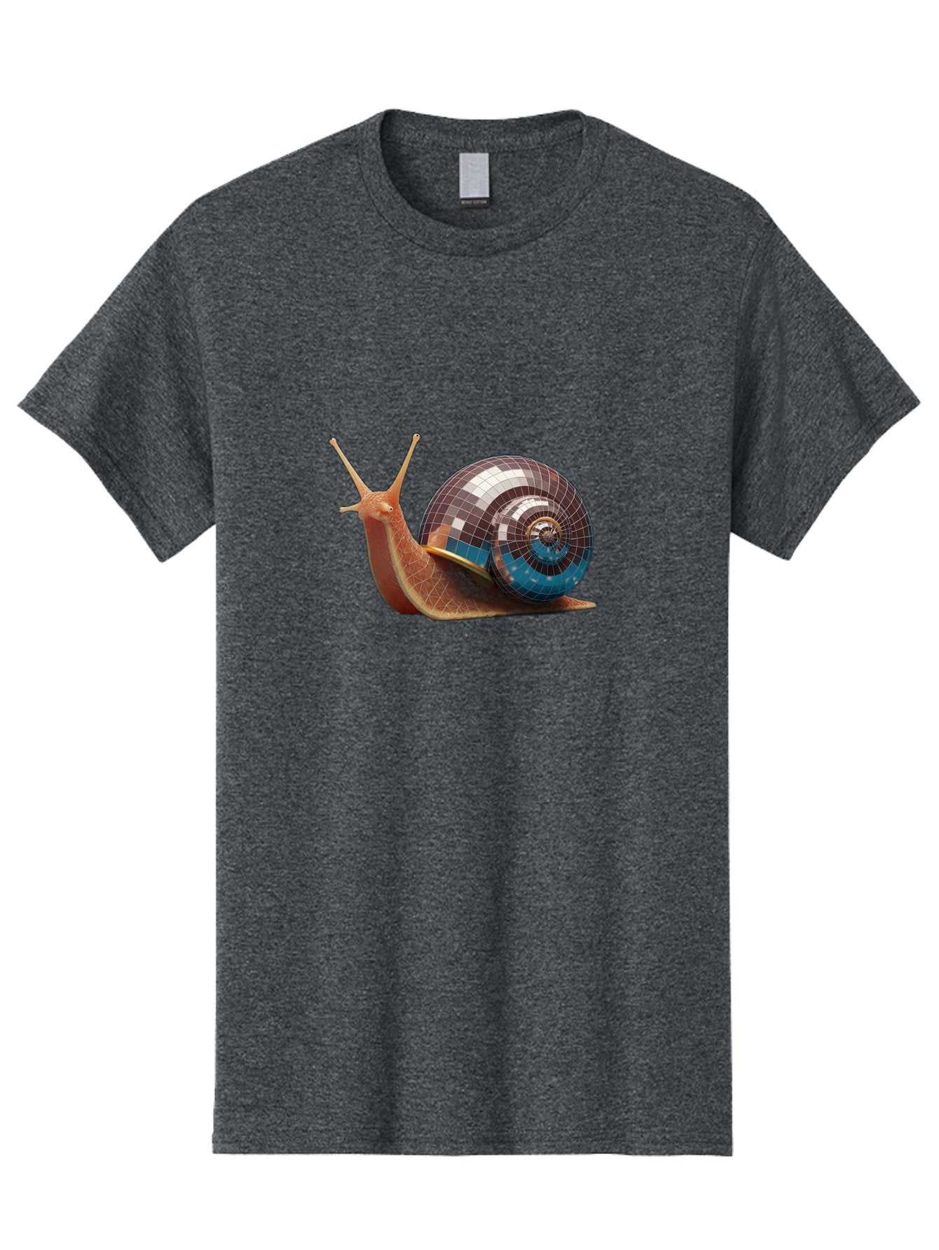 Disco-Snail-5 Men'S Graphic Tee, 100% Cotton, Comfortable Casual Summer Wear, Machine Washable, Vintage Camera, Old Camera, Antique Camera, Black Camera, Classic Photography, Photography Equipment, Nostalgic Device, Film Camera, Camera Art Bam290 5