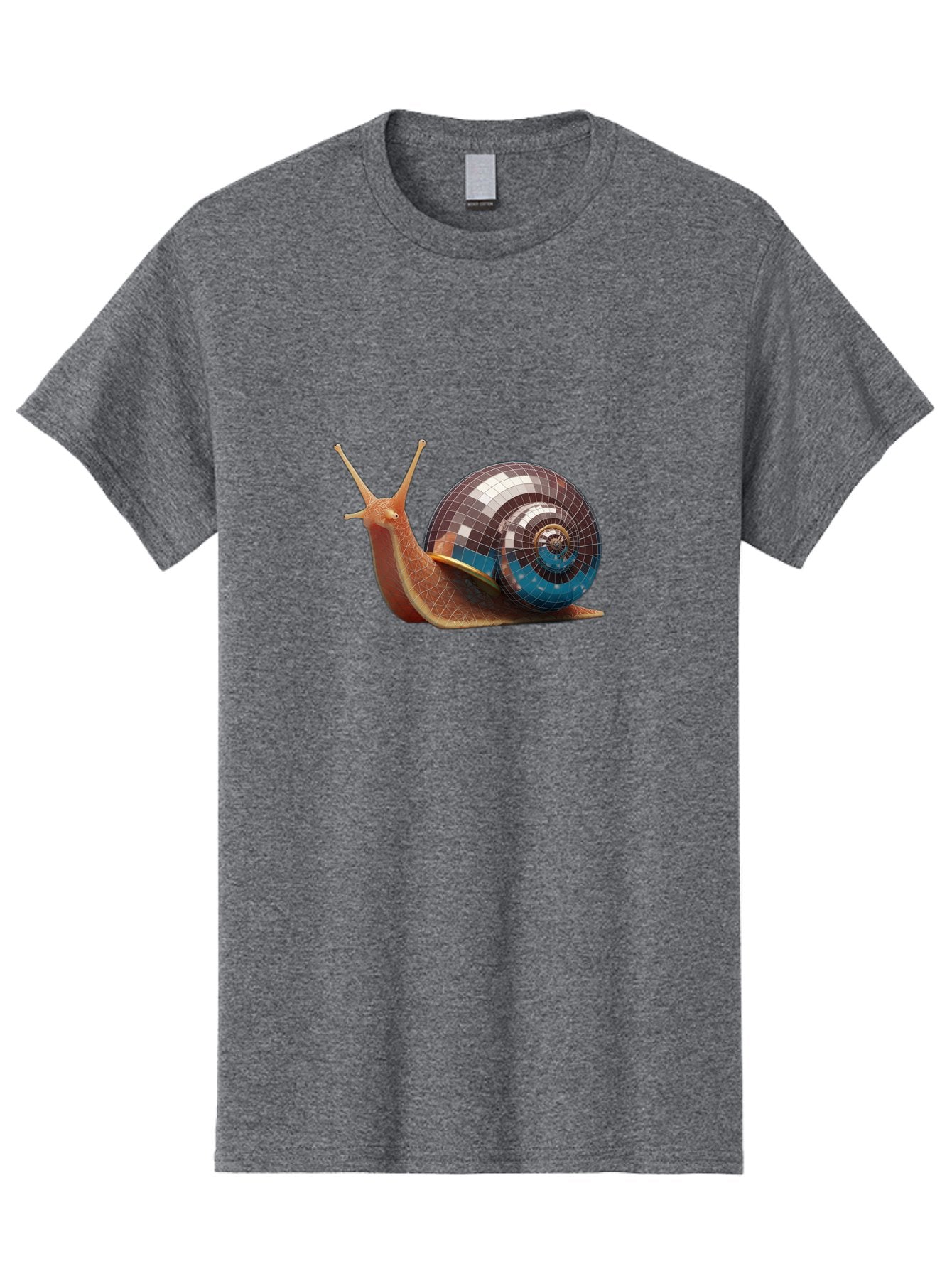 Disco-Snail-5 Men'S Graphic Tee, 100% Cotton, Comfortable Casual Summer Wear, Machine Washable, Vintage Camera, Old Camera, Antique Camera, Black Camera, Classic Photography, Photography Equipment, Nostalgic Device, Film Camera, Camera Art Bam290