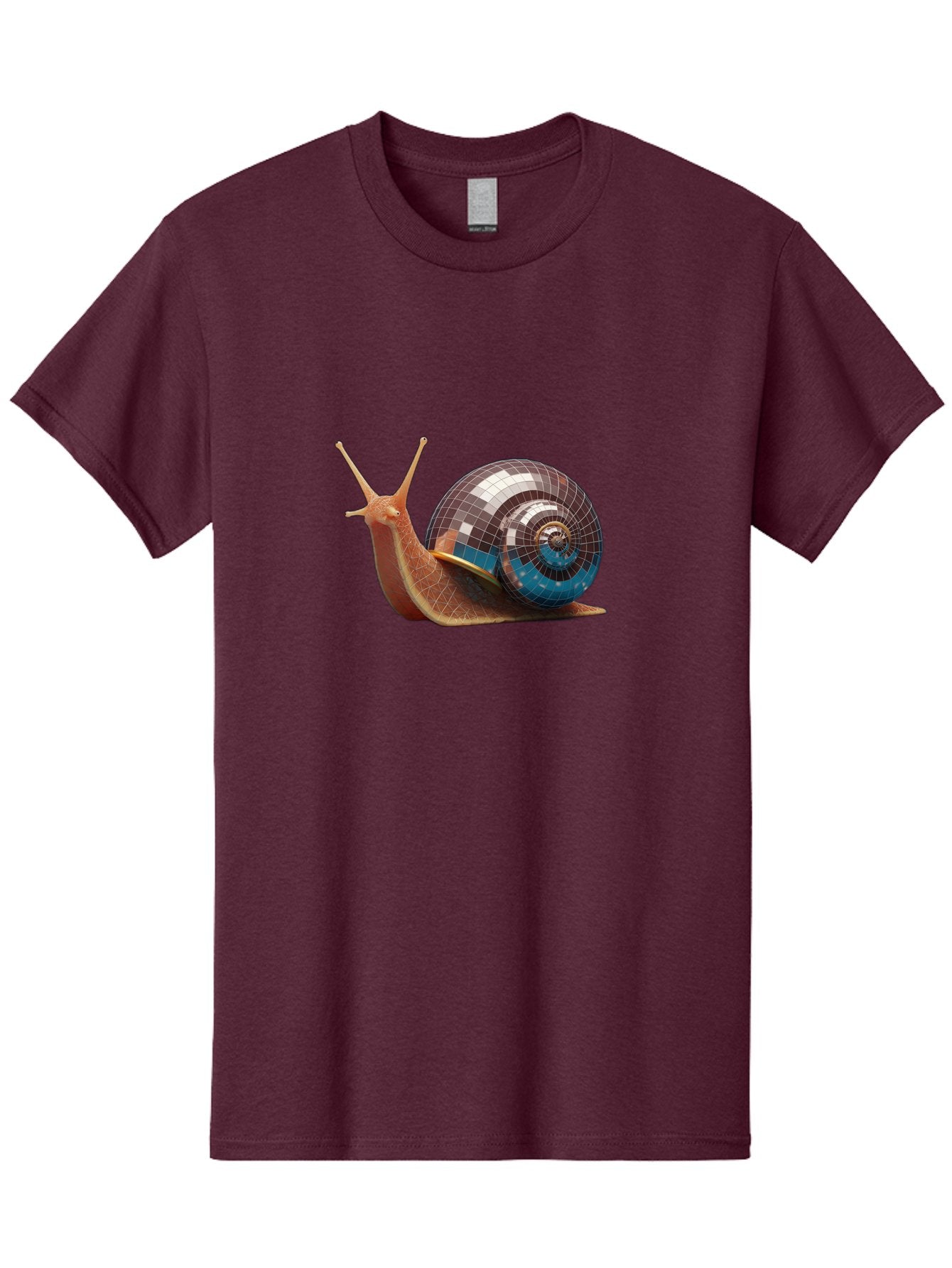 Disco-Snail-5 Men'S Graphic Tee, 100% Cotton, Comfortable Casual Summer Wear, Machine Washable, Vintage Camera, Old Camera, Antique Camera, Black Camera, Classic Photography, Photography Equipment, Nostalgic Device, Film Camera, Camera Art Bam290 8