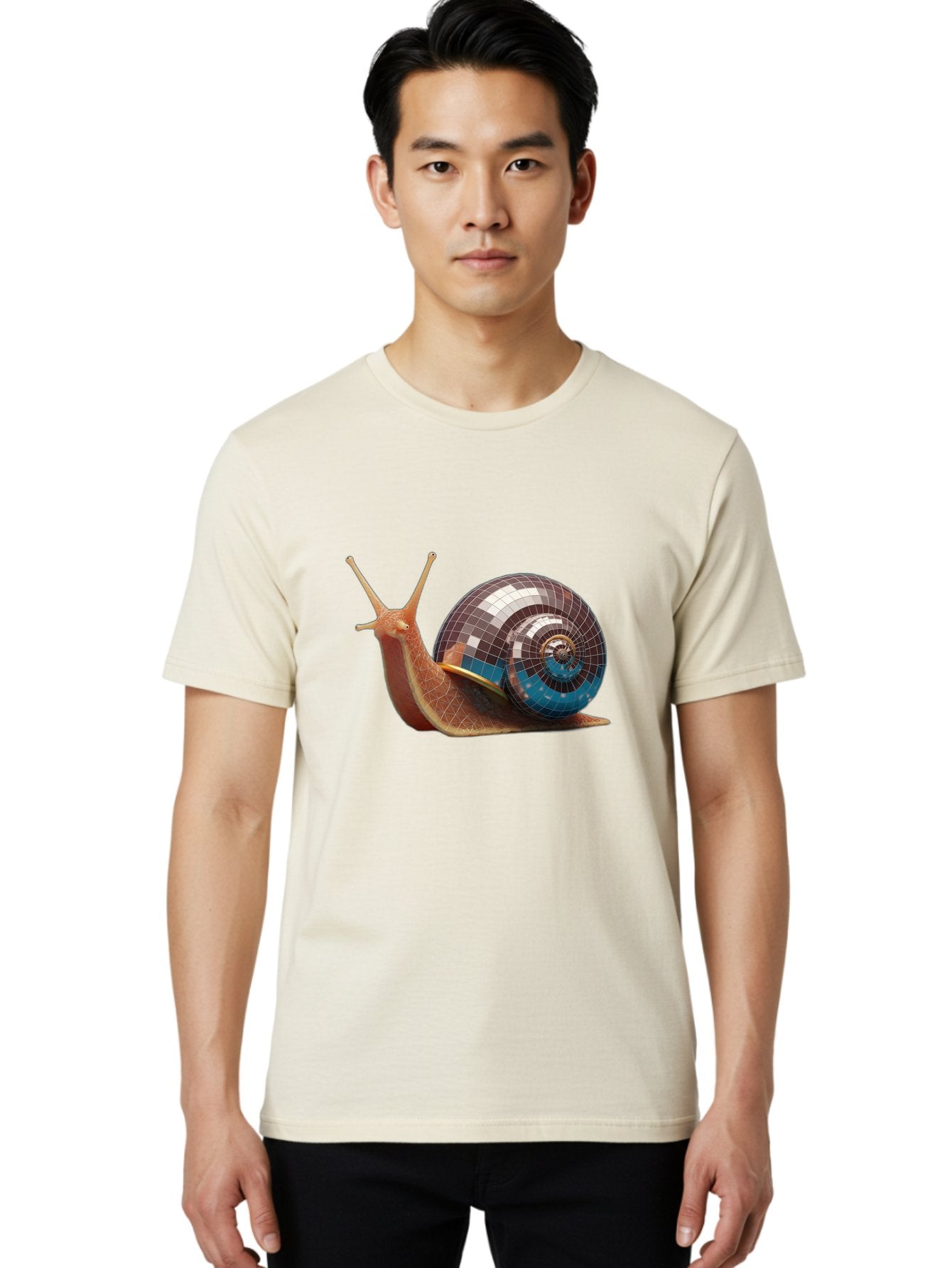 Disco-Snail-5 Men'S Graphic Tee, 100% Cotton, Comfortable Casual Summer Wear, Machine Washable, Vintage Camera, Old Camera, Antique Camera, Black Camera, Classic Photography, Photography Equipment, Nostalgic Device, Film Camera, Camera Art Bam290 22