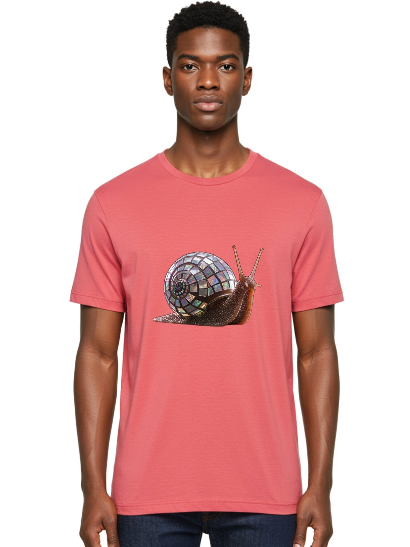 Disco-Snail-6 Men'S Graphic Tee, 100% Cotton, Comfortable Casual Summer Wear, Machine Washable, Vintage Camera, Old Camera, Antique Camera, Black Camera, Classic Photography, Photography Equipment, Nostalgic Device, Film Camera, Camera Art Bam291 20