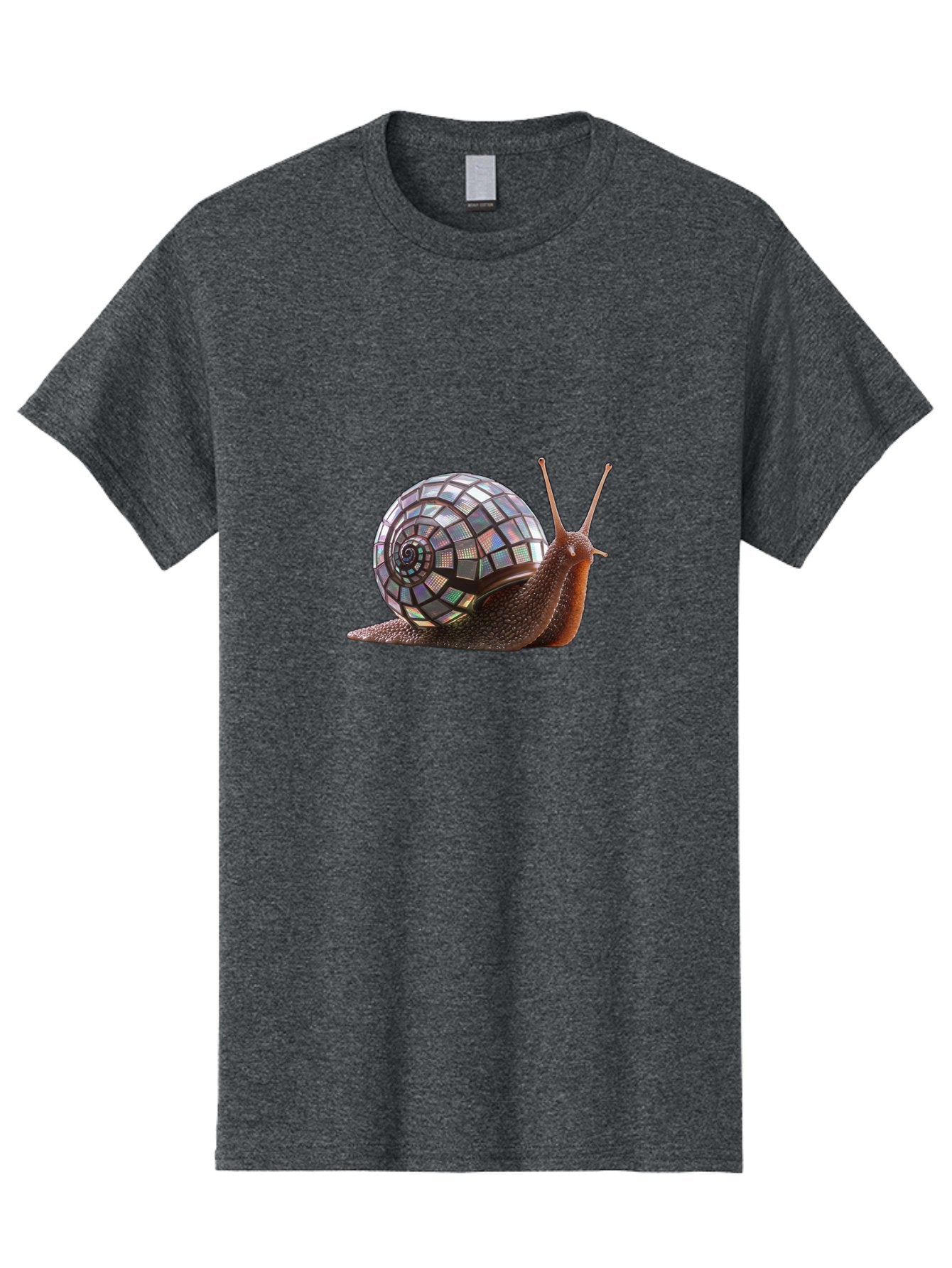 Disco-Snail-6 Men'S Graphic Tee, 100% Cotton, Comfortable Casual Summer Wear, Machine Washable, Vintage Camera, Old Camera, Antique Camera, Black Camera, Classic Photography, Photography Equipment, Nostalgic Device, Film Camera, Camera Art Bam291