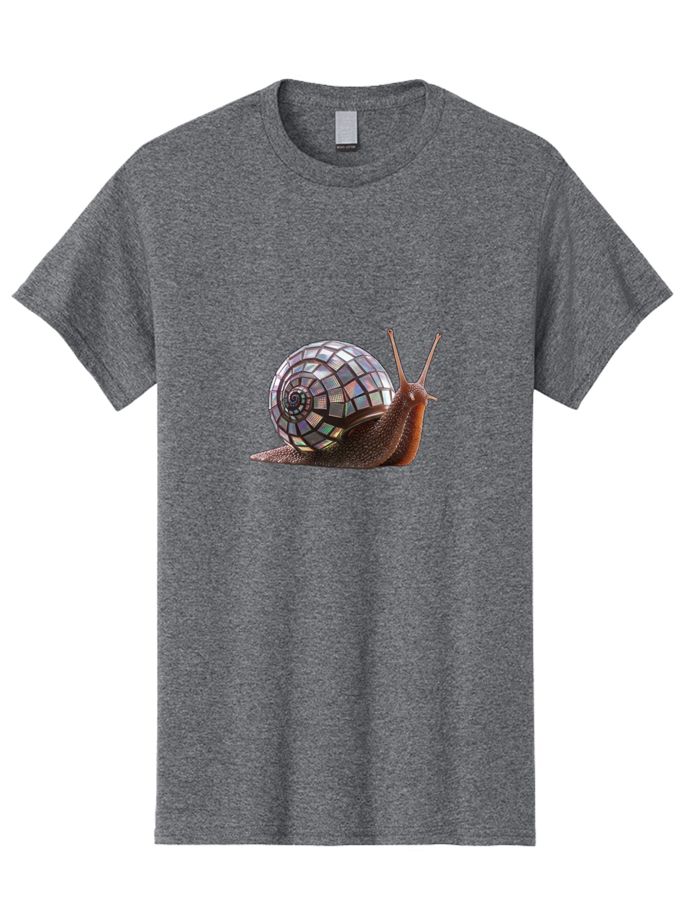 Disco-Snail-6 Men'S Graphic Tee, 100% Cotton, Comfortable Casual Summer Wear, Machine Washable, Vintage Camera, Old Camera, Antique Camera, Black Camera, Classic Photography, Photography Equipment, Nostalgic Device, Film Camera, Camera Art Bam291