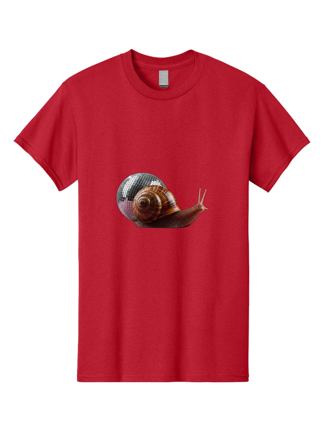 Disco-Snail-7 Men'S Graphic Tee, 100% Cotton, Comfortable Casual Summer Wear, Machine Washable, Vintage Camera, Old Camera, Antique Camera, Black Camera, Classic Photography, Photography Equipment, Nostalgic Device, Film Camera, Camera Art Bam292