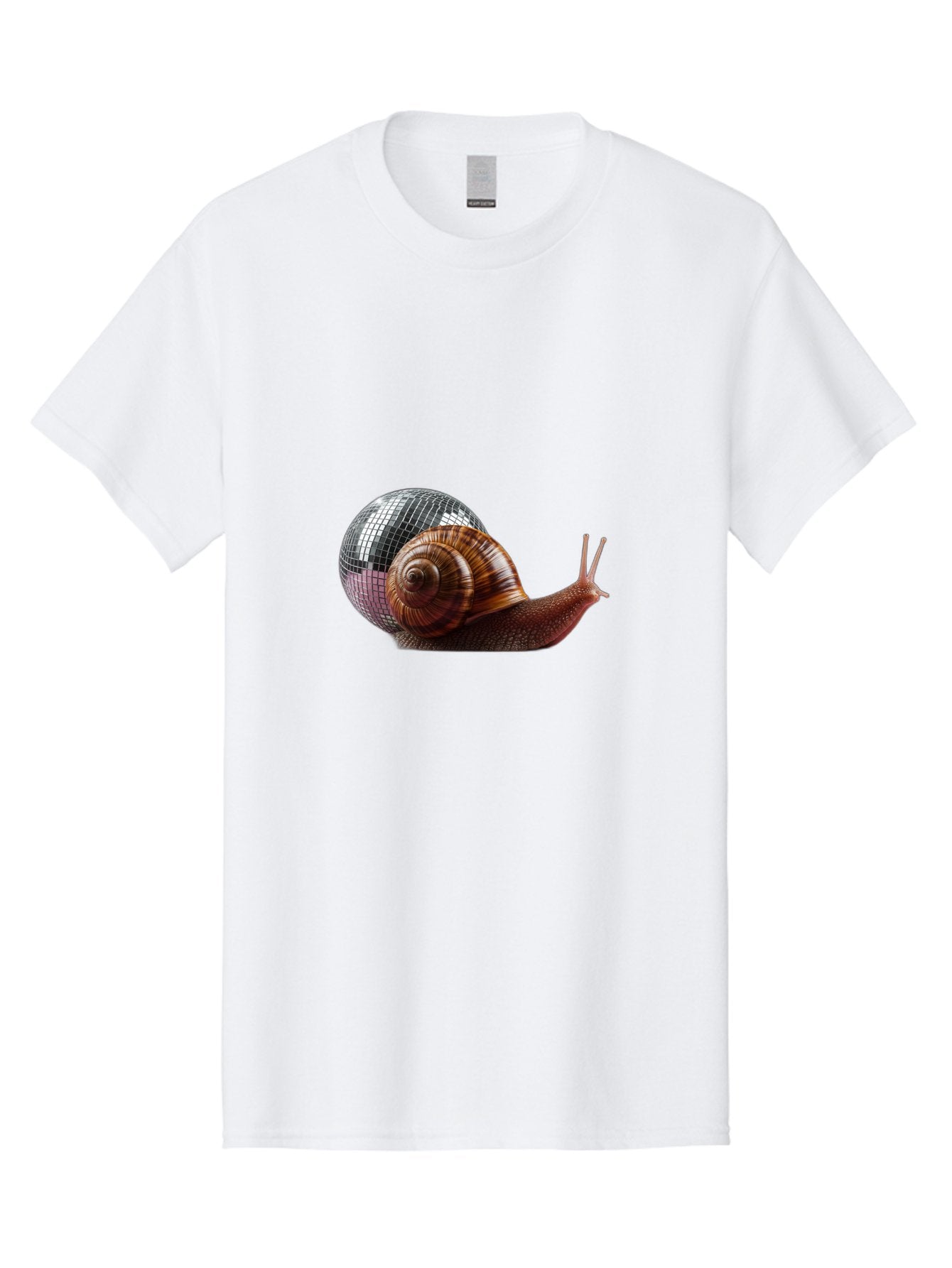 Disco-Snail-7 Men'S Graphic Tee, 100% Cotton, Comfortable Casual Summer Wear, Machine Washable, Vintage Camera, Old Camera, Antique Camera, Black Camera, Classic Photography, Photography Equipment, Nostalgic Device, Film Camera, Camera Art Bam292 5