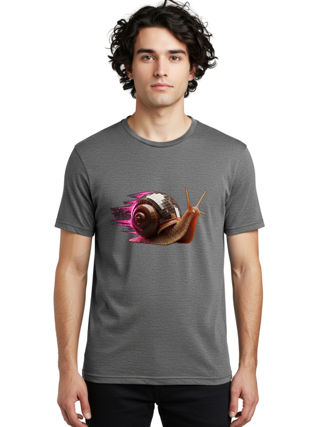 Disco-Snail-8 Men'S Graphic Tee, 100% Cotton, Comfortable Casual Summer Wear, Machine Washable, Vintage Camera, Old Camera, Antique Camera, Black Camera, Classic Photography, Photography Equipment, Nostalgic Device, Film Camera, Camera Art Bam293 27
