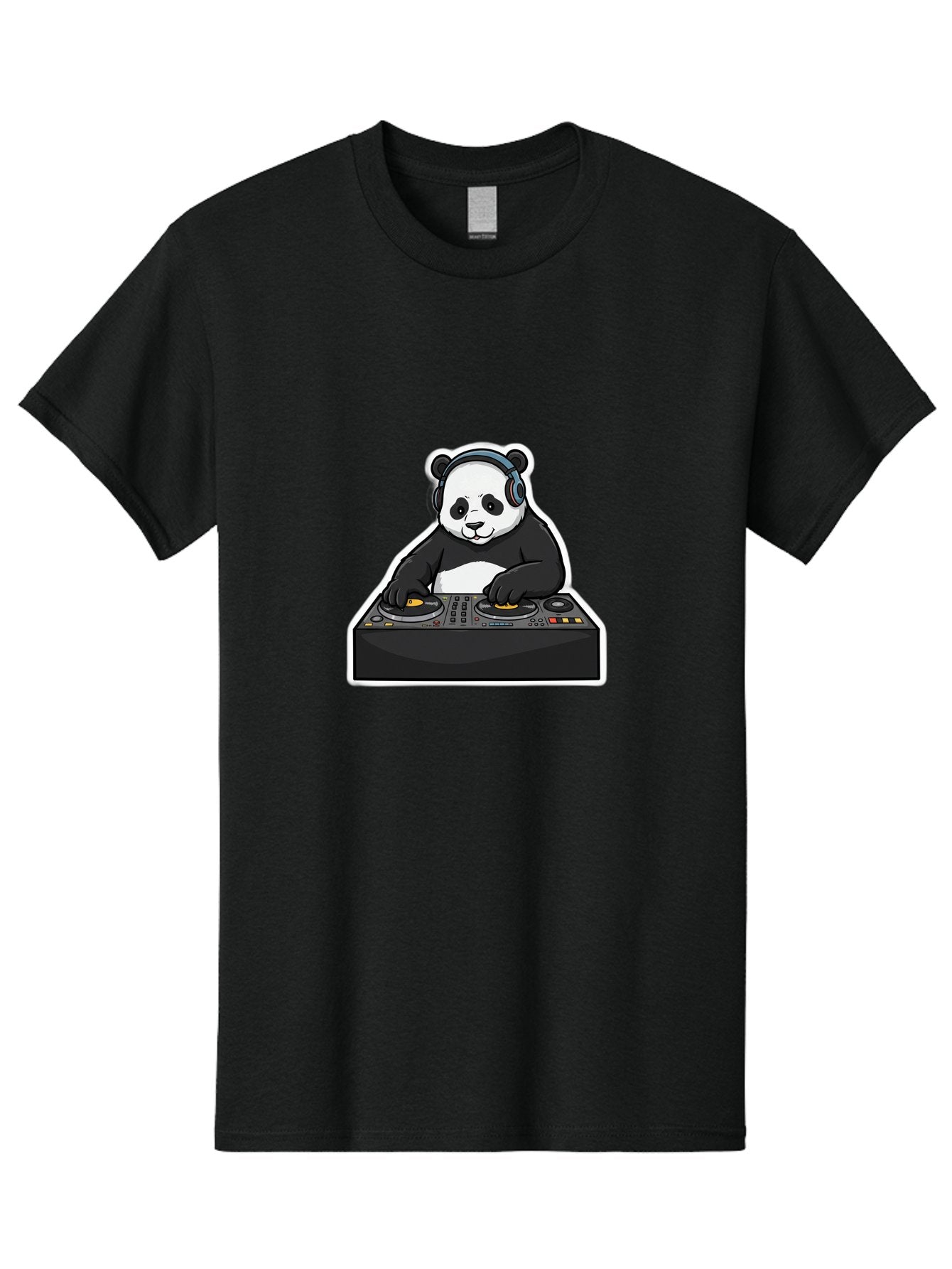 Dj-Panda-1 Men'S Graphic Tee, 100% Cotton, Comfortable Casual Summer Wear, Machine Washable, Vintage Camera, Old Camera, Antique Camera, Black Camera, Classic Photography, Photography Equipment, Nostalgic Device, Film Camera, Camera Art Bam303 5