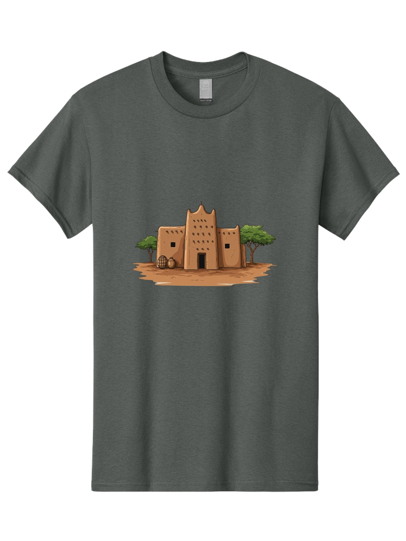 Djenne-Mosque-1 Men'S Graphic Tee, 100% Cotton, Comfortable Casual Summer Wear, Machine Washable, Vintage Camera, Old Camera, Antique Camera, Black Camera, Classic Photography, Photography Equipment, Nostalgic Device, Film Camera, Camera Art Bam307 11