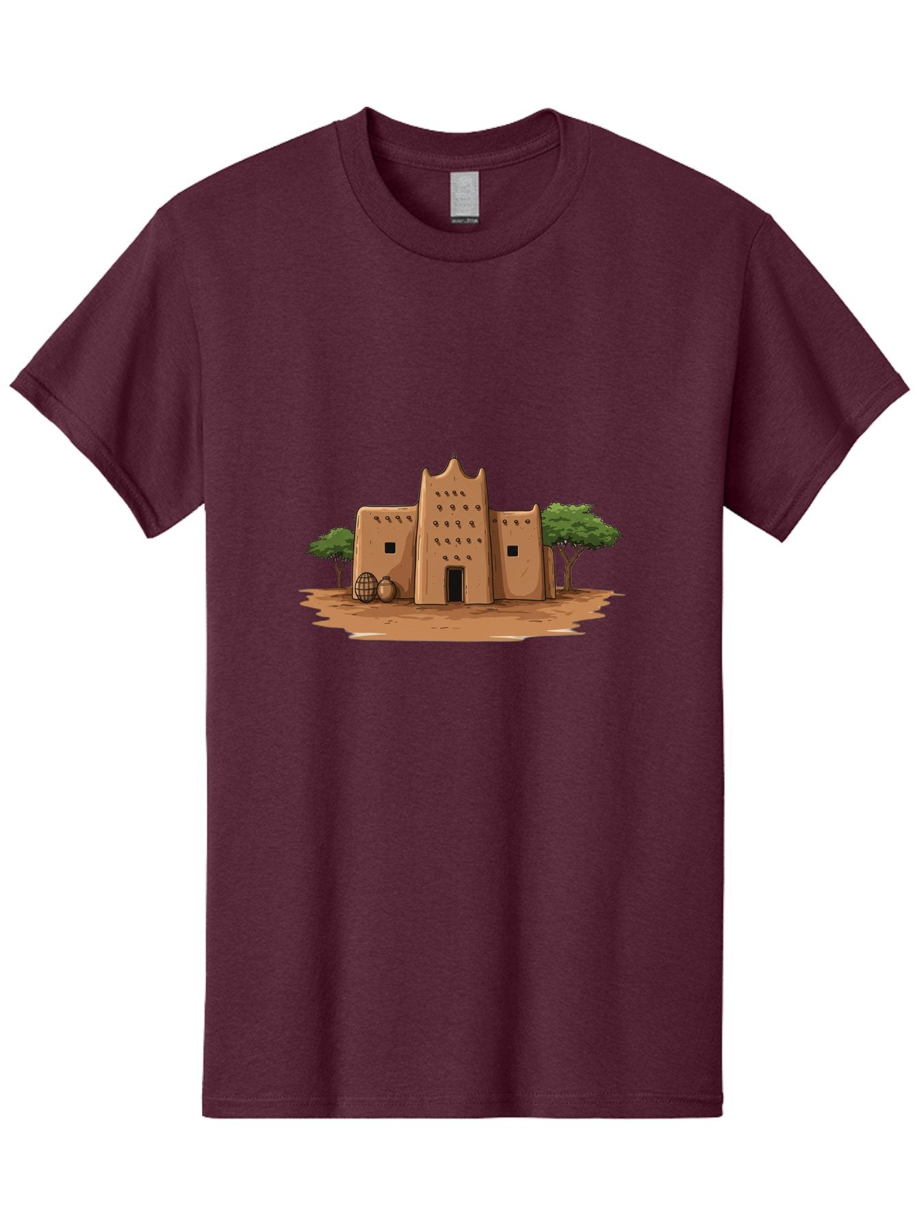 Djenne-Mosque-1 Men'S Graphic Tee, 100% Cotton, Comfortable Casual Summer Wear, Machine Washable, Vintage Camera, Old Camera, Antique Camera, Black Camera, Classic Photography, Photography Equipment, Nostalgic Device, Film Camera, Camera Art Bam307 8