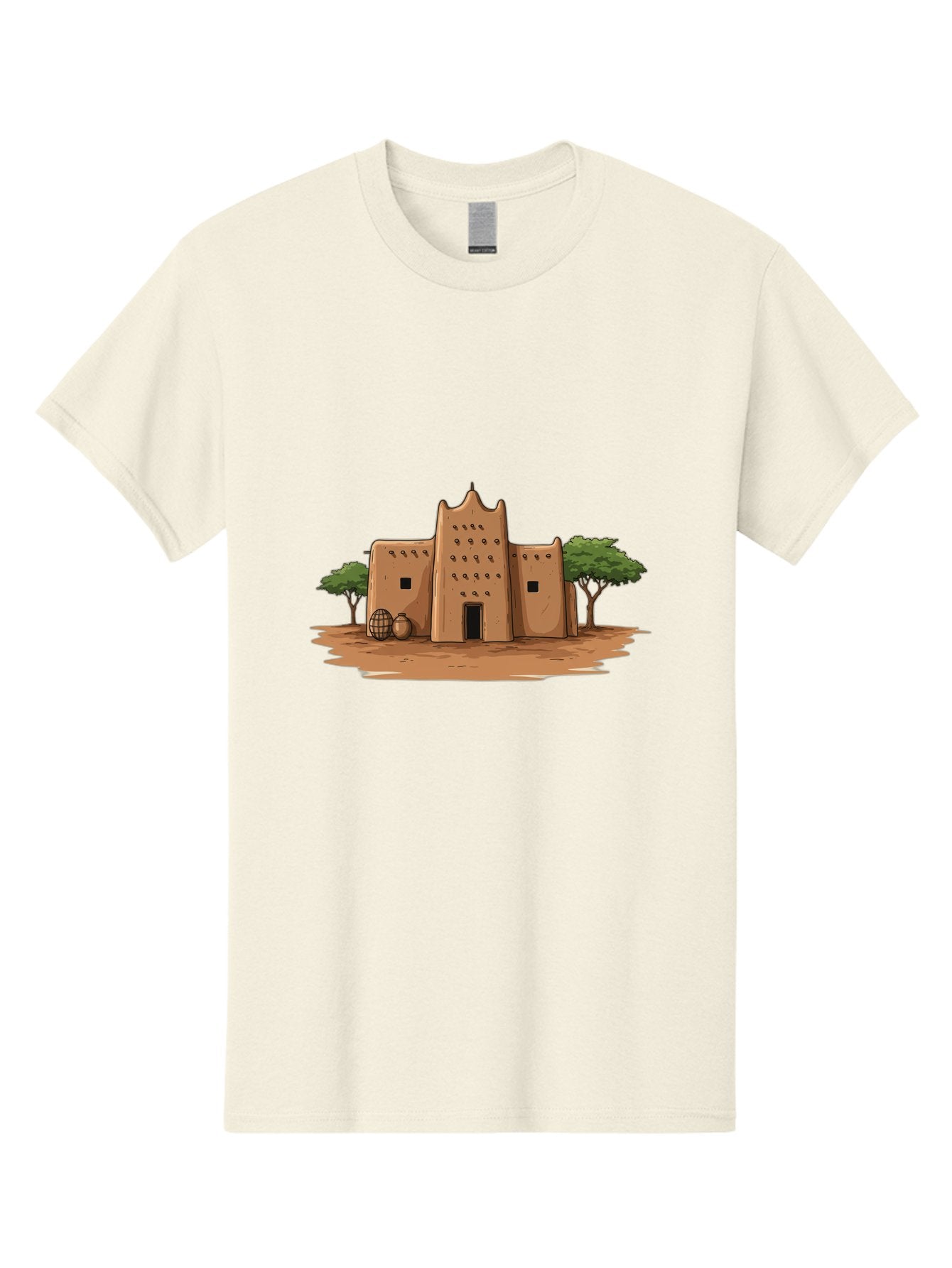 Djenne-Mosque-1 Men'S Graphic Tee, 100% Cotton, Comfortable Casual Summer Wear, Machine Washable, Vintage Camera, Old Camera, Antique Camera, Black Camera, Classic Photography, Photography Equipment, Nostalgic Device, Film Camera, Camera Art Bam307 7