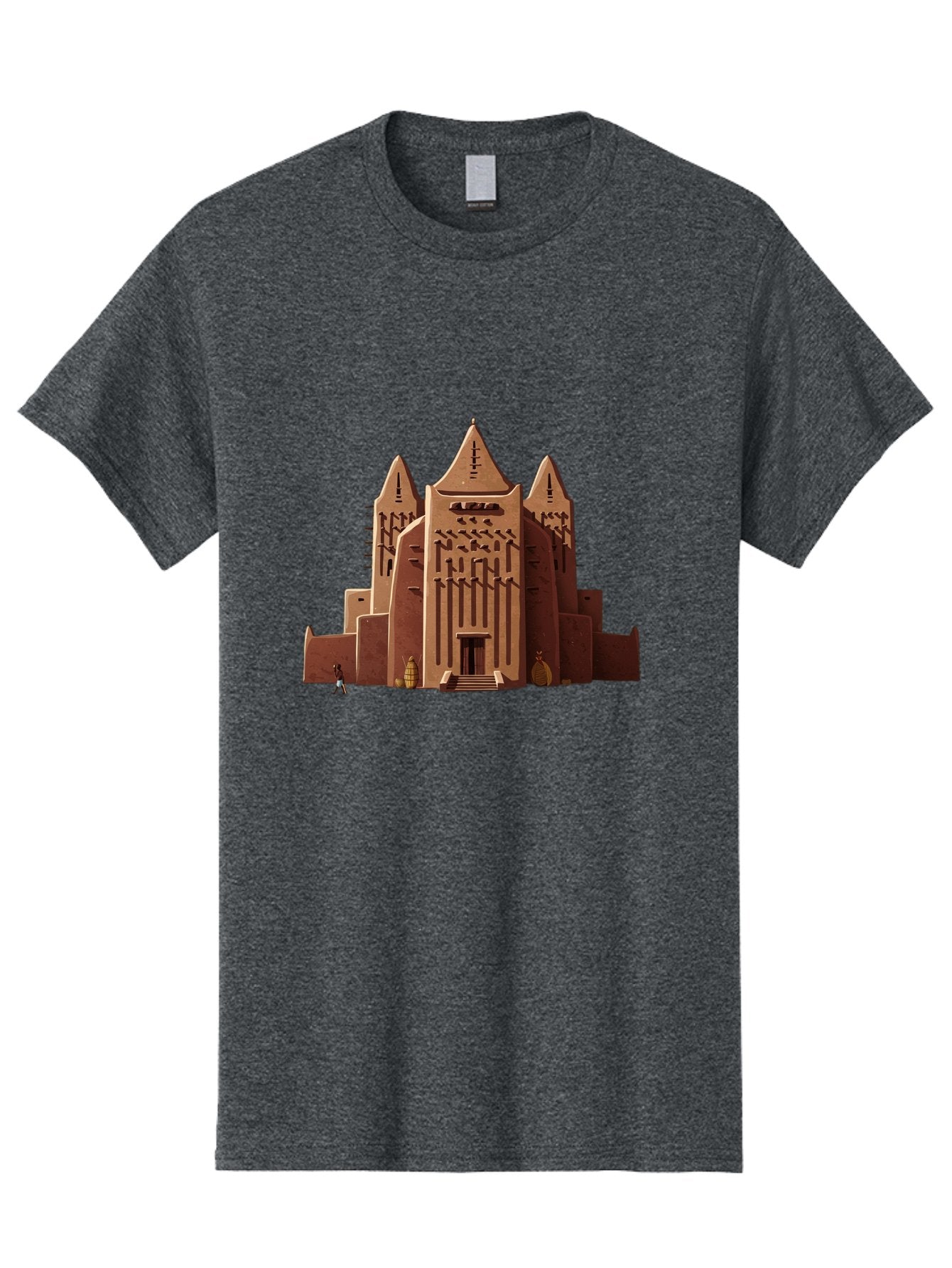 Djenne-Mosque Men'S Graphic Tee, 100% Cotton, Comfortable Casual Summer Wear, Machine Washable, Vintage Camera, Old Camera, Antique Camera, Black Camera, Classic Photography, Photography Equipment, Nostalgic Device, Film Camera, Camera Art Bam308 6