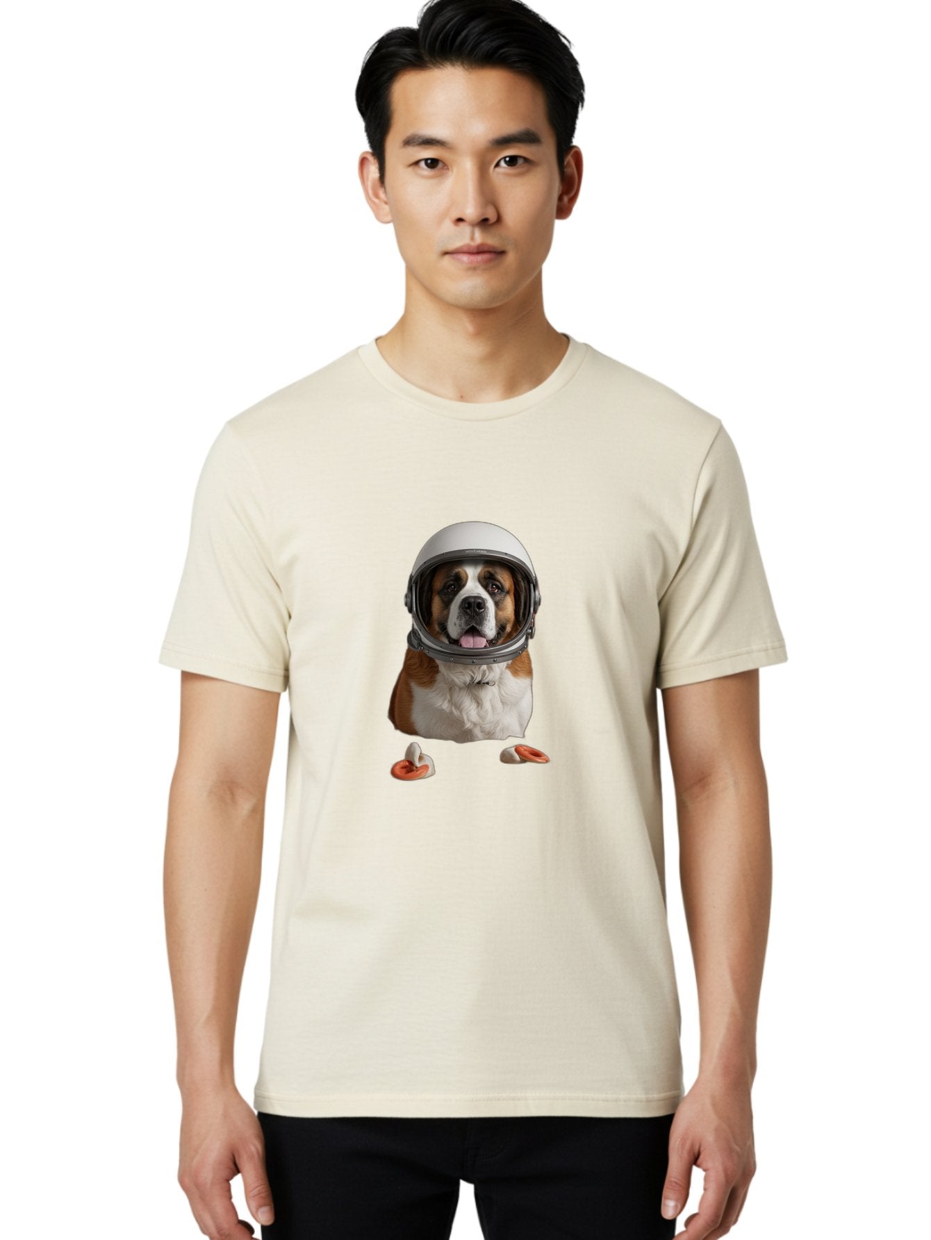 Dog-In-Space-Helmet Men'S Graphic Tee, 100% Cotton, Comfortable Casual Summer Wear, Machine Washable, Vintage Camera, Old Camera, Antique Camera, Black Camera, Classic Photography, Photography Equipment, Nostalgic Device, Film Camera, Bam311 28