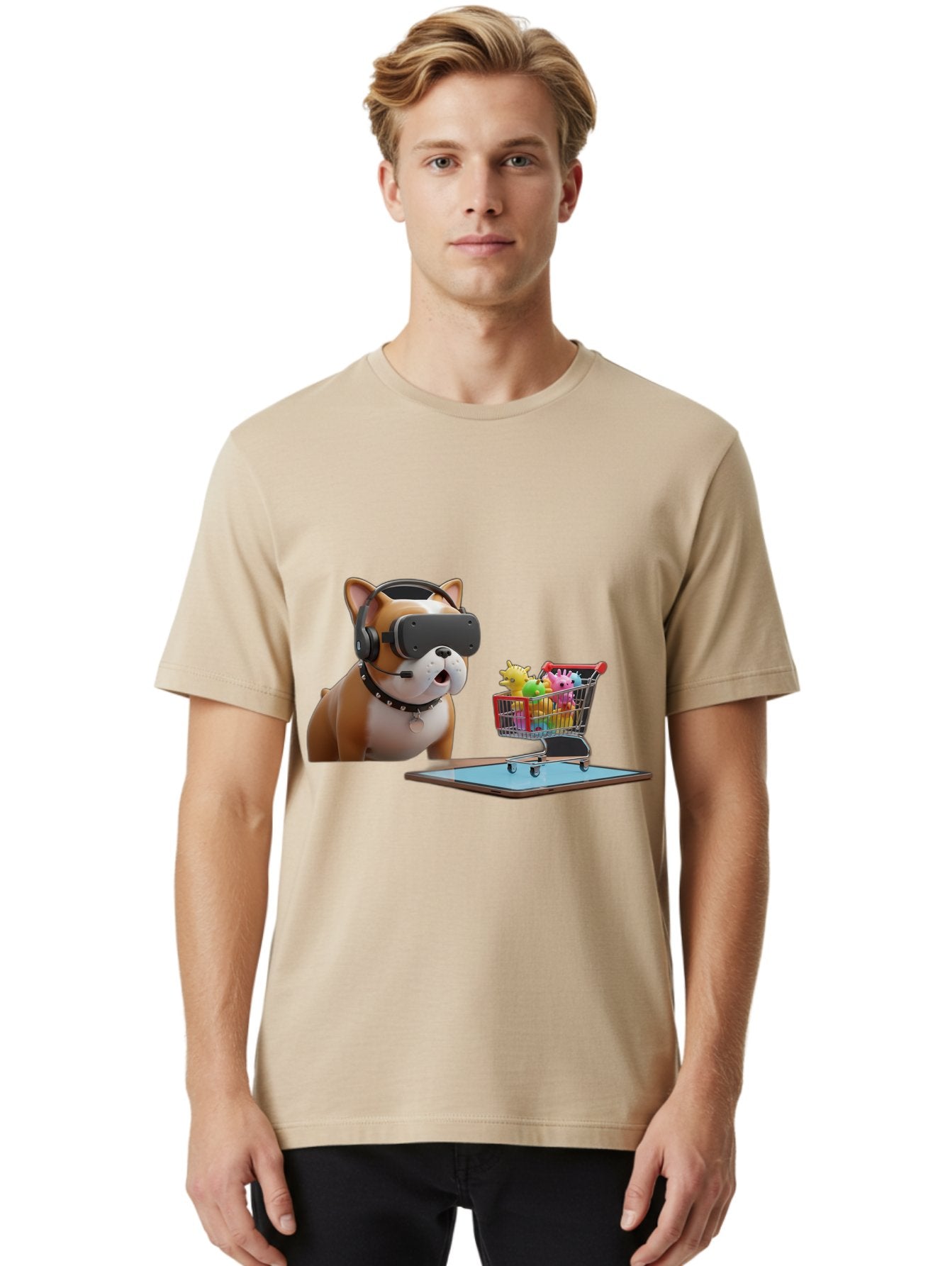 Dog-Vr-Headset Men'S Graphic Tee, 100% Cotton, Comfortable Casual Summer Wear, Machine Washable, Vintage Camera, Old Camera, Antique Camera, Black Camera, Classic Photography, Photography Equipment, Nostalgic Device, Film Camera, Camera Art Bam313 27