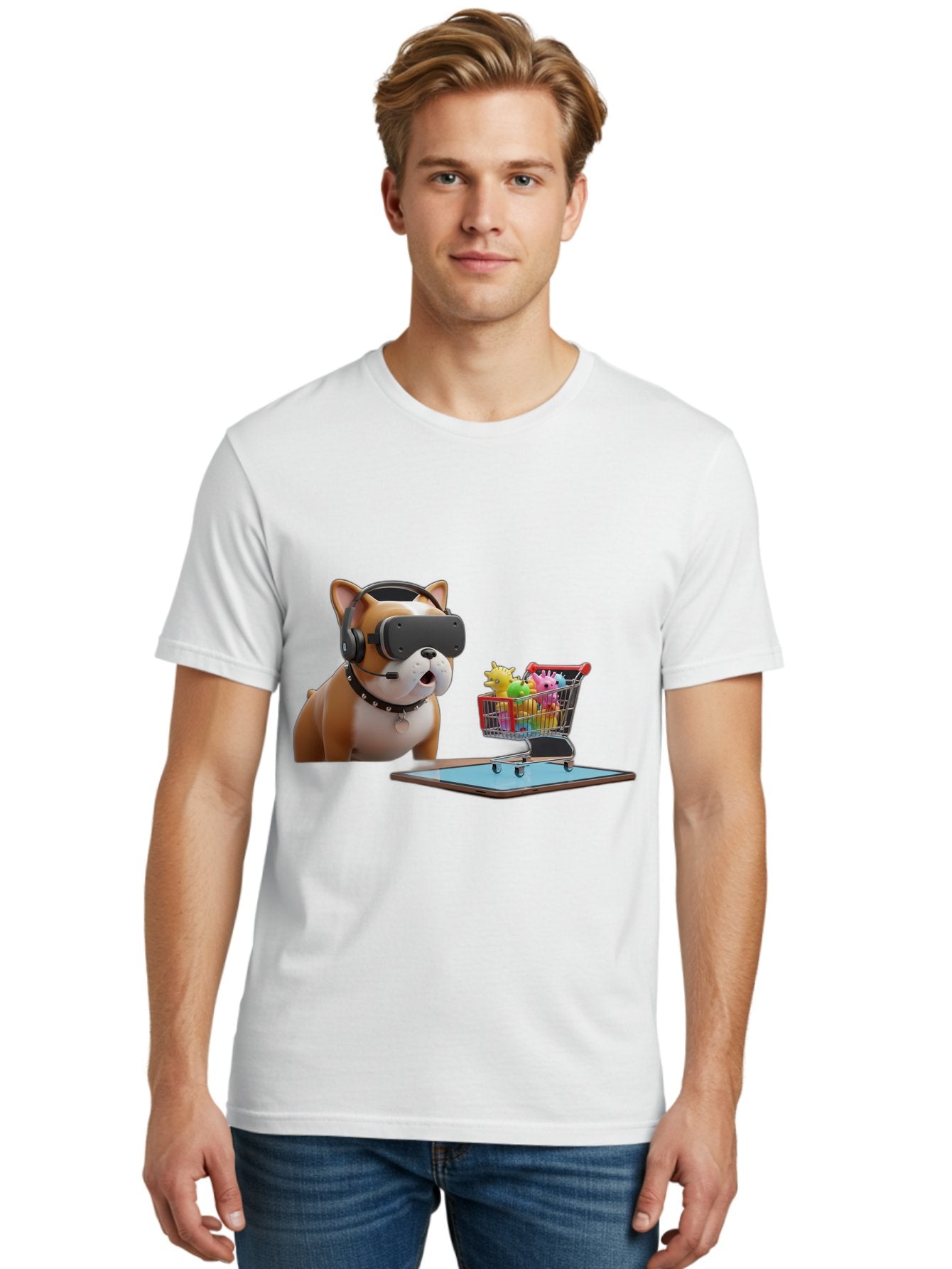 Dog-Vr-Headset Men'S Graphic Tee, 100% Cotton, Comfortable Casual Summer Wear, Machine Washable, Vintage Camera, Old Camera, Antique Camera, Black Camera, Classic Photography, Photography Equipment, Nostalgic Device, Film Camera, Camera Art Bam313 26