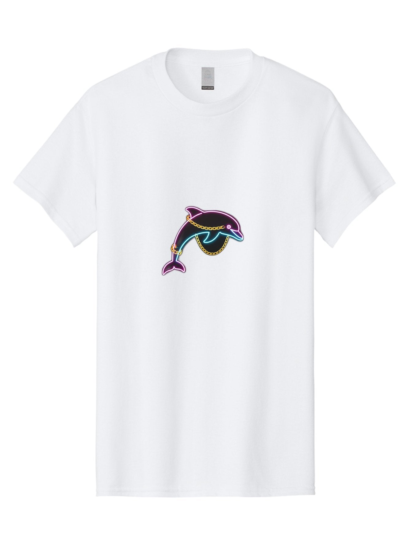 Dolphin-With-Chain Men'S Graphic Tee, 100% Cotton, Comfortable Casual Summer Wear, Machine Washable, Vintage Camera, Old Camera, Antique Camera, Black Camera, Classic Photography, Photography Equipment, Nostalgic Device, Film Camera, Bam318 10