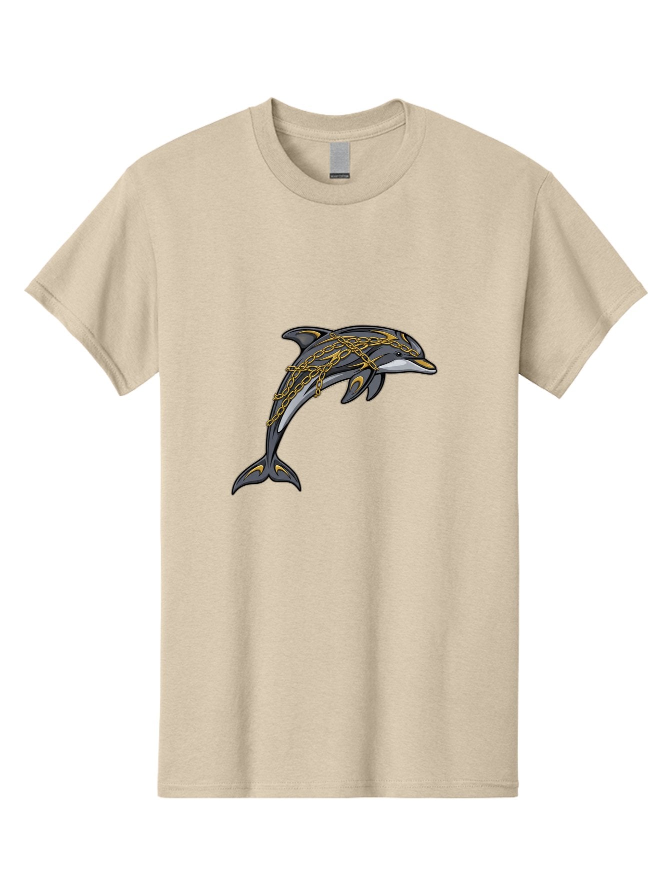 Dolphin-Wrapped-In-Chains Men'S Graphic Tee, 100% Cotton, Comfortable Casual Summer Wear, Machine Washable, Vintage Camera, Old Camera, Antique Camera, Black Camera, Classic Photography, Photography Equipment, Nostalgic Device, Film Camera, Bam320 4