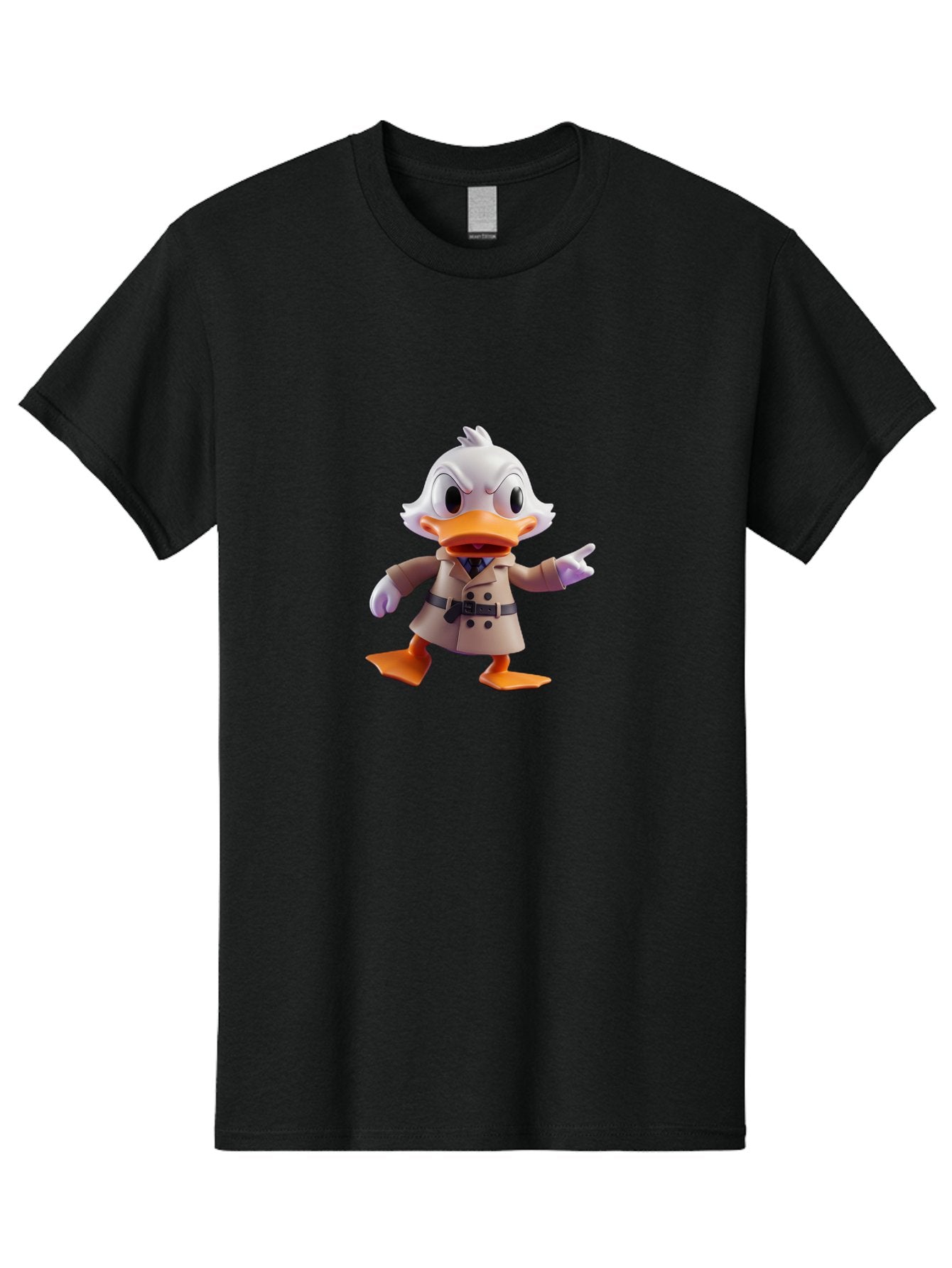 Donald-Duck-Detective Men'S Graphic Tee, 100% Cotton, Comfortable Casual Summer Wear, Machine Washable, Vintage Camera, Old Camera, Antique Camera, Black Camera, Classic Photography, Photography Equipment, Nostalgic Device, Film Camera, Bam323 8