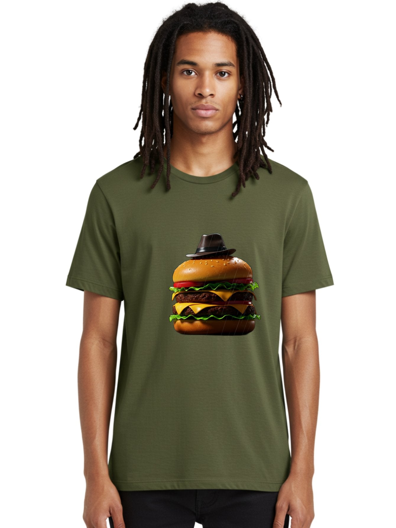 Double-Cheeseburger-With-Hat Men'S Graphic Tee, 100% Cotton, Comfortable Casual Summer Wear, Machine Washable, Vintage Camera, Old Camera, Antique Camera, Black Camera, Classic Photography, Photography Equipment, Nostalgic Device, Film Camera, Bam325 27