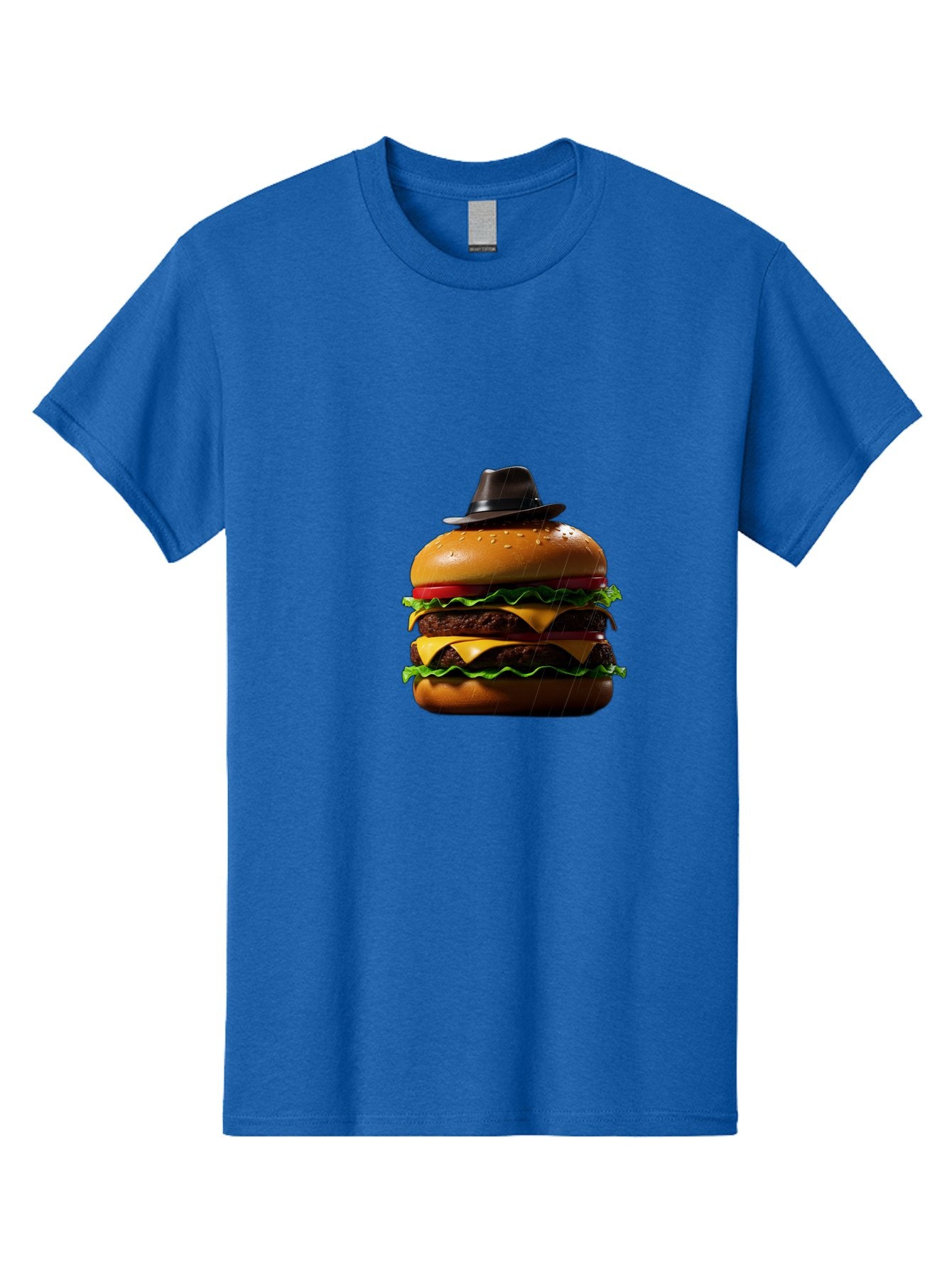 Double-Cheeseburger-With-Hat Men'S Graphic Tee, 100% Cotton, Comfortable Casual Summer Wear, Machine Washable, Vintage Camera, Old Camera, Antique Camera, Black Camera, Classic Photography, Photography Equipment, Nostalgic Device, Film Camera, Bam325 6