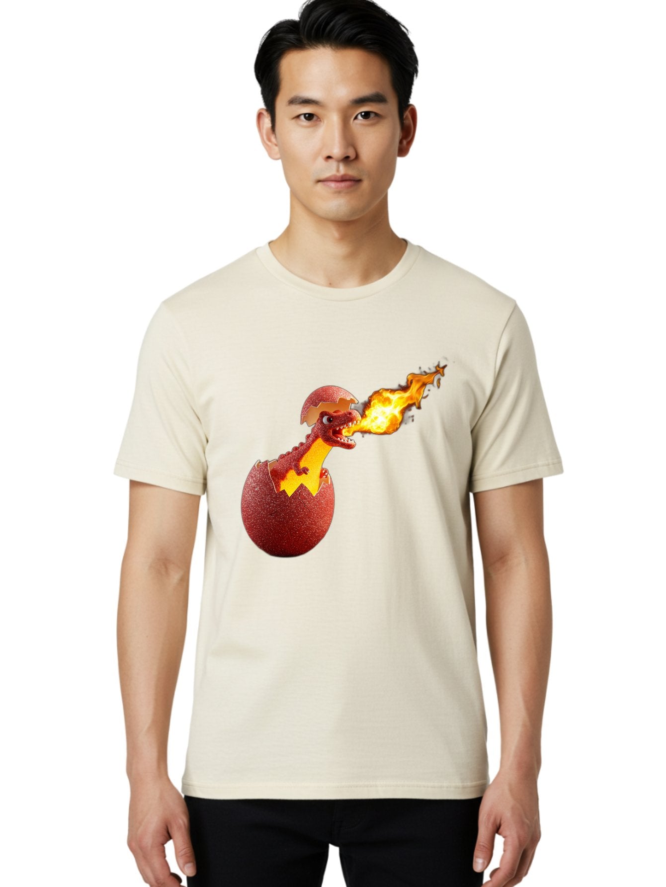 Dragon-Hatching Men'S Graphic Tee, 100% Cotton, Comfortable Casual Summer Wear, Machine Washable, Vintage Camera, Old Camera, Antique Camera, Black Camera, Classic Photography, Photography Equipment, Nostalgic Device, Film Camera, Camera Art Bam327 18