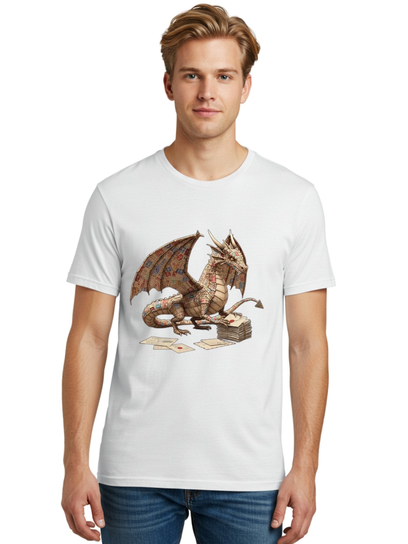 Dragon-Made-Of-Playing-Cards Men'S Graphic Tee, 100% Cotton, Comfortable Casual Summer Wear, Machine Washable, Vintage Camera, Old Camera, Antique Camera, Black Camera, Classic Photography, Photography Equipment, Nostalgic Device, Film Camera, Bam330 28