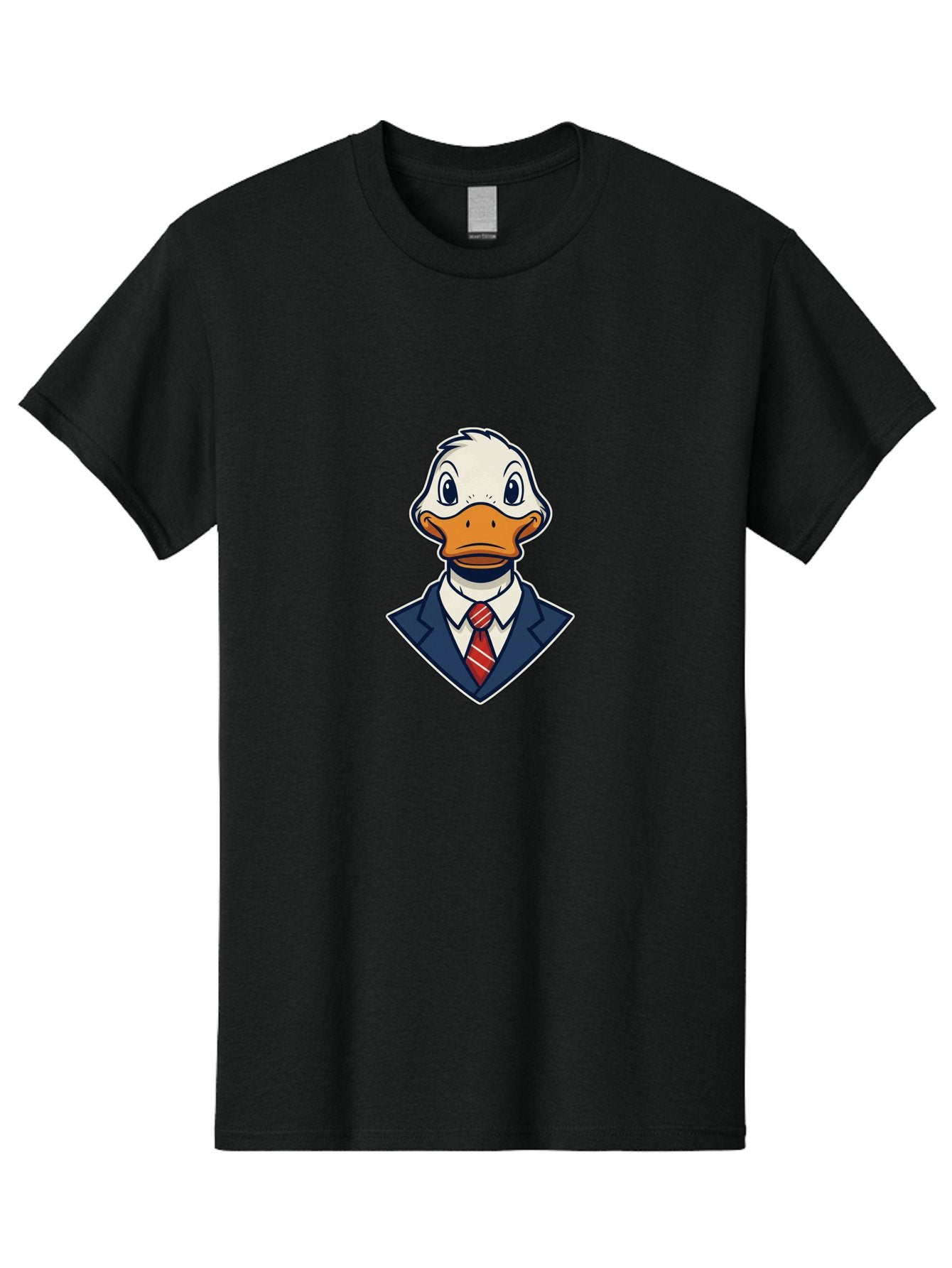 Duck-In-Suit-3 Men'S Graphic Tee, 100% Cotton, Comfortable Casual Summer Wear, Machine Washable, Vintage Camera, Old Camera, Antique Camera, Black Camera, Classic Photography, Photography Equipment, Nostalgic Device, Film Camera, Camera Art Bam341 14