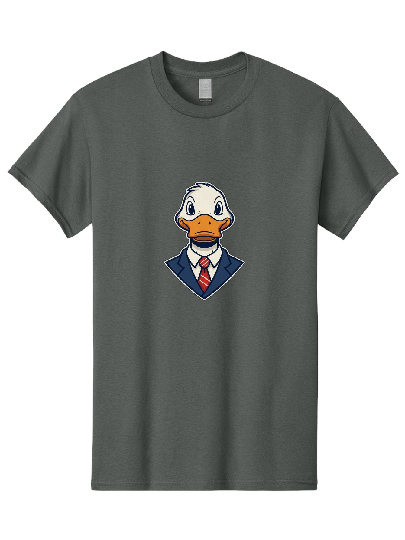 Duck-In-Suit-3 Men'S Graphic Tee, 100% Cotton, Comfortable Casual Summer Wear, Machine Washable, Vintage Camera, Old Camera, Antique Camera, Black Camera, Classic Photography, Photography Equipment, Nostalgic Device, Film Camera, Camera Art Bam341 3