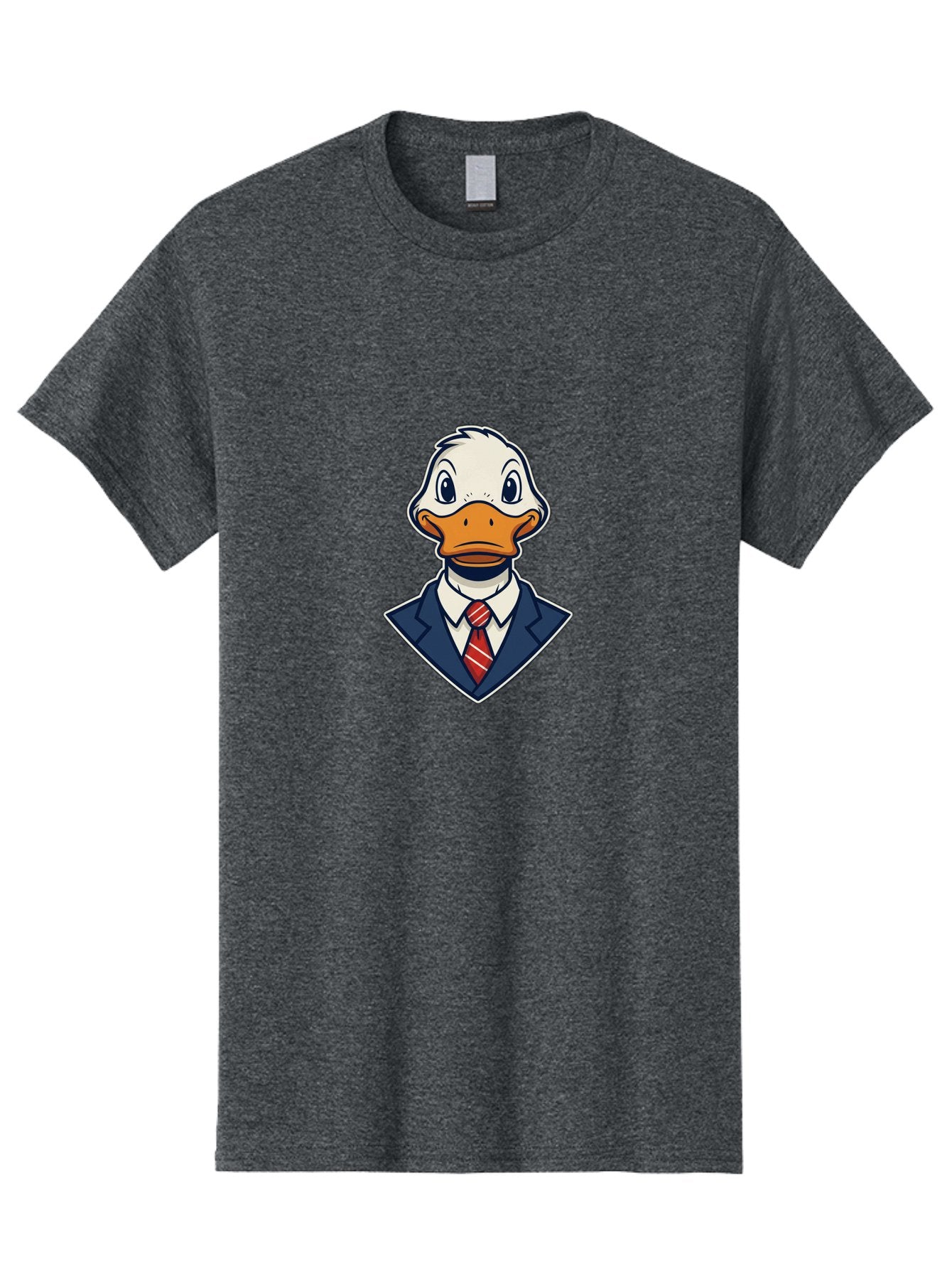 Duck-In-Suit-3 Men'S Graphic Tee, 100% Cotton, Comfortable Casual Summer Wear, Machine Washable, Vintage Camera, Old Camera, Antique Camera, Black Camera, Classic Photography, Photography Equipment, Nostalgic Device, Film Camera, Camera Art Bam341 10