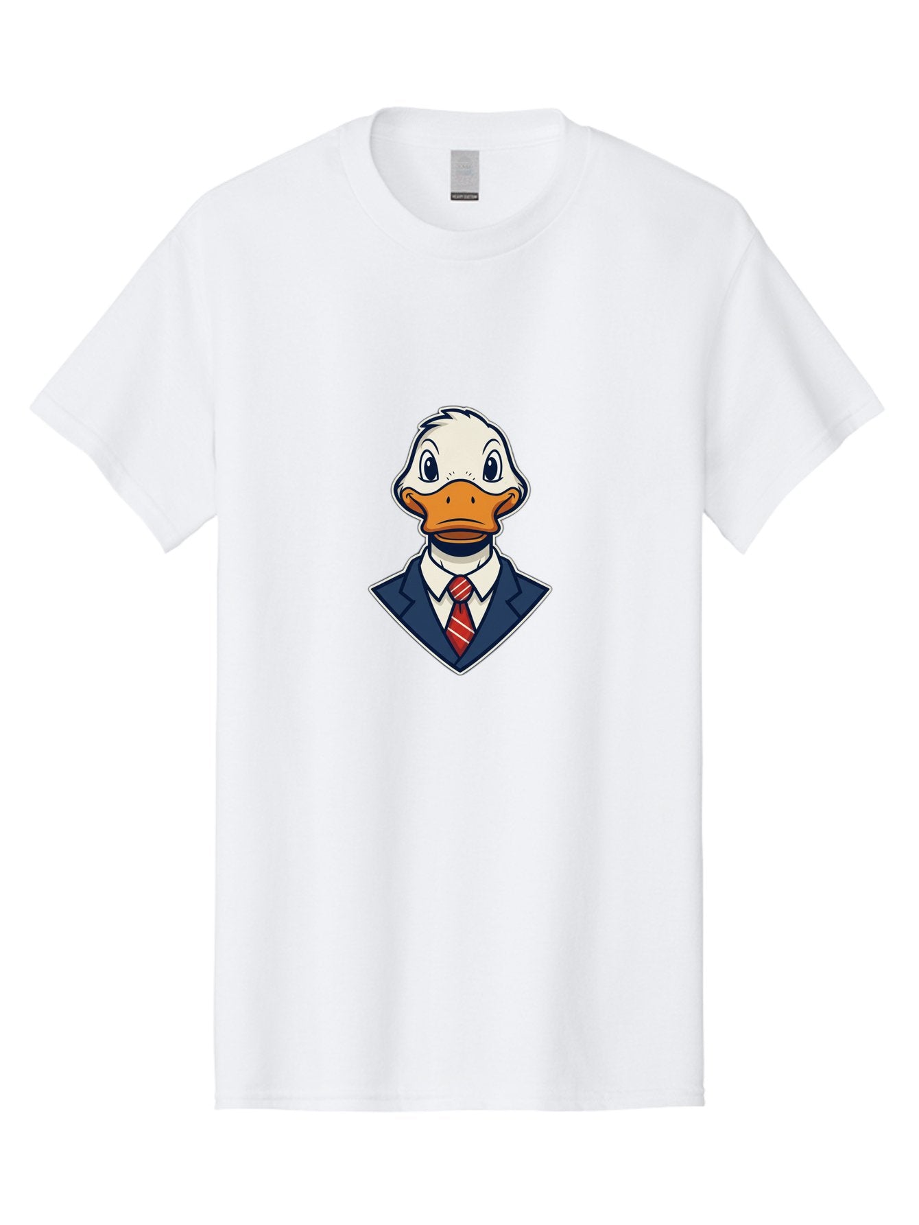 Duck-In-Suit-3 Men'S Graphic Tee, 100% Cotton, Comfortable Casual Summer Wear, Machine Washable, Vintage Camera, Old Camera, Antique Camera, Black Camera, Classic Photography, Photography Equipment, Nostalgic Device, Film Camera, Camera Art Bam341 8