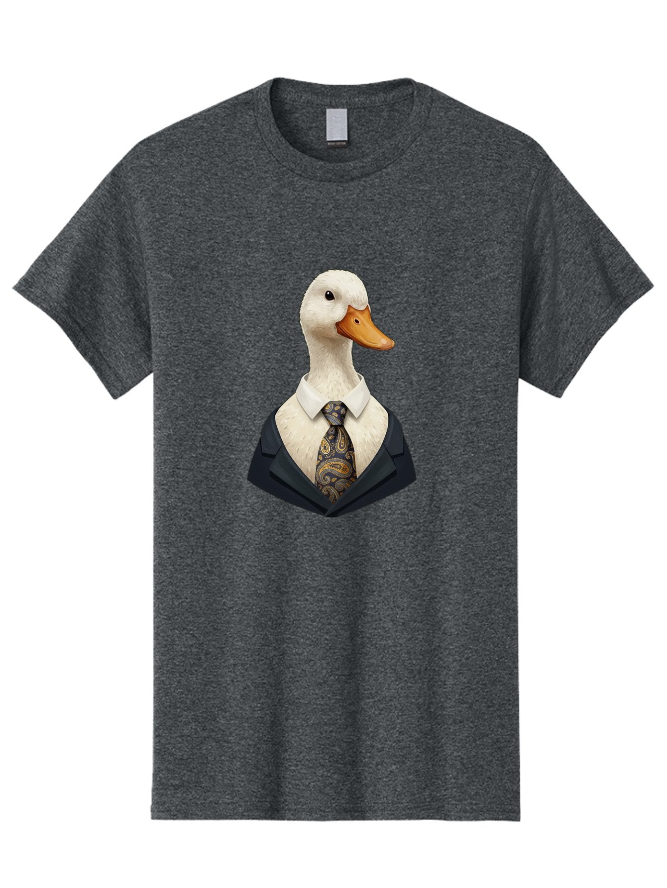 Duck-In-Suit-4 Men'S Graphic Tee, 100% Cotton, Comfortable Casual Summer Wear, Machine Washable, Vintage Camera, Old Camera, Antique Camera, Black Camera, Classic Photography, Photography Equipment, Nostalgic Device, Film Camera, Camera Art Bam342 12
