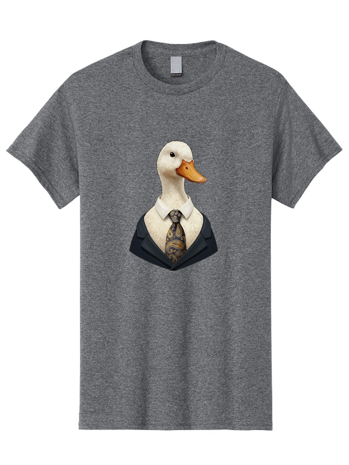 Duck-In-Suit-4 Men'S Graphic Tee, 100% Cotton, Comfortable Casual Summer Wear, Machine Washable, Vintage Camera, Old Camera, Antique Camera, Black Camera, Classic Photography, Photography Equipment, Nostalgic Device, Film Camera, Camera Art Bam342 11