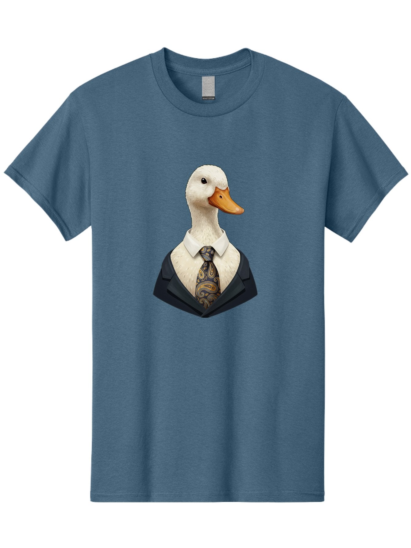 Duck-In-Suit-4 Men'S Graphic Tee, 100% Cotton, Comfortable Casual Summer Wear, Machine Washable, Vintage Camera, Old Camera, Antique Camera, Black Camera, Classic Photography, Photography Equipment, Nostalgic Device, Film Camera, Camera Art Bam342 10