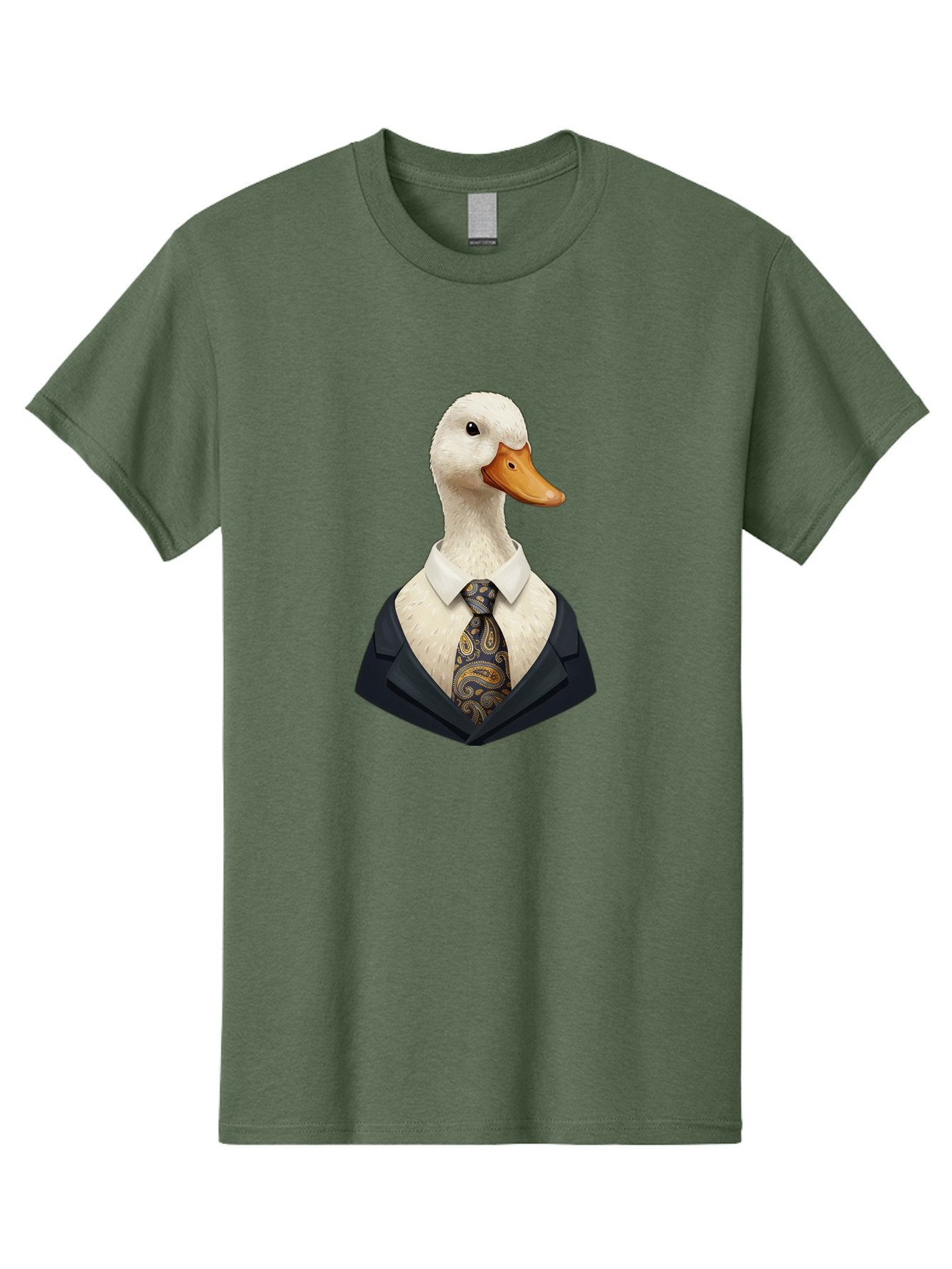 Duck-In-Suit-4 Men'S Graphic Tee, 100% Cotton, Comfortable Casual Summer Wear, Machine Washable, Vintage Camera, Old Camera, Antique Camera, Black Camera, Classic Photography, Photography Equipment, Nostalgic Device, Film Camera, Camera Art Bam342 5