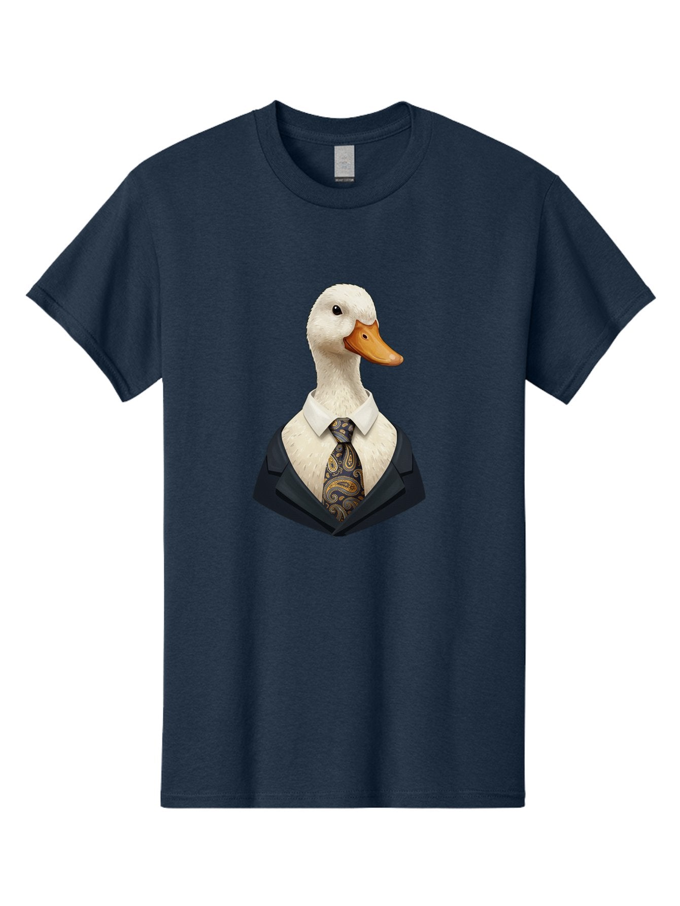 Duck-In-Suit-4 Men'S Graphic Tee, 100% Cotton, Comfortable Casual Summer Wear, Machine Washable, Vintage Camera, Old Camera, Antique Camera, Black Camera, Classic Photography, Photography Equipment, Nostalgic Device, Film Camera, Camera Art Bam342 8