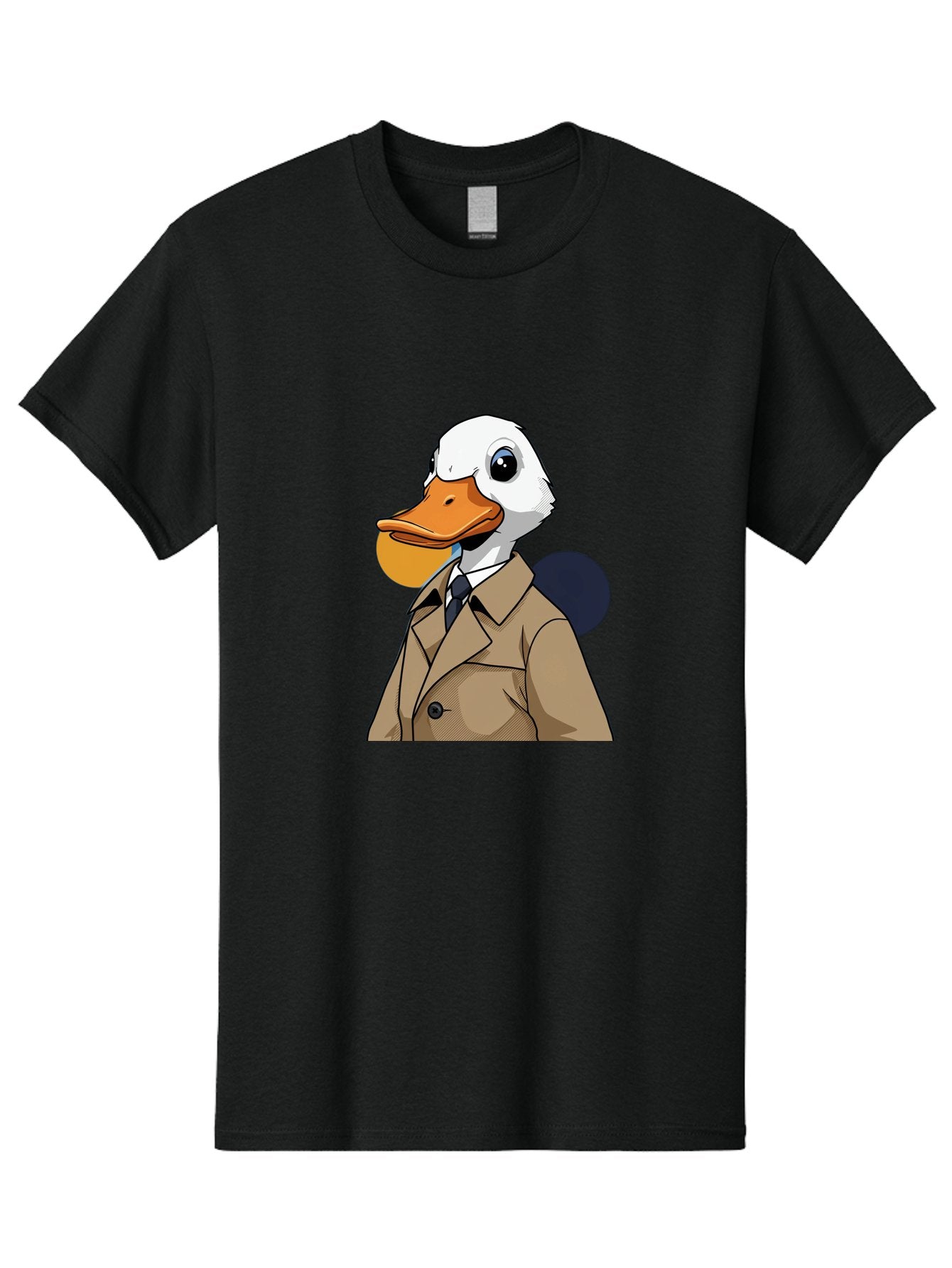 Duck-In-Suit-5 Men'S Graphic Tee, 100% Cotton, Comfortable Casual Summer Wear, Machine Washable, Vintage Camera, Old Camera, Antique Camera, Black Camera, Classic Photography, Photography Equipment, Nostalgic Device, Film Camera, Camera Art Bam343 13