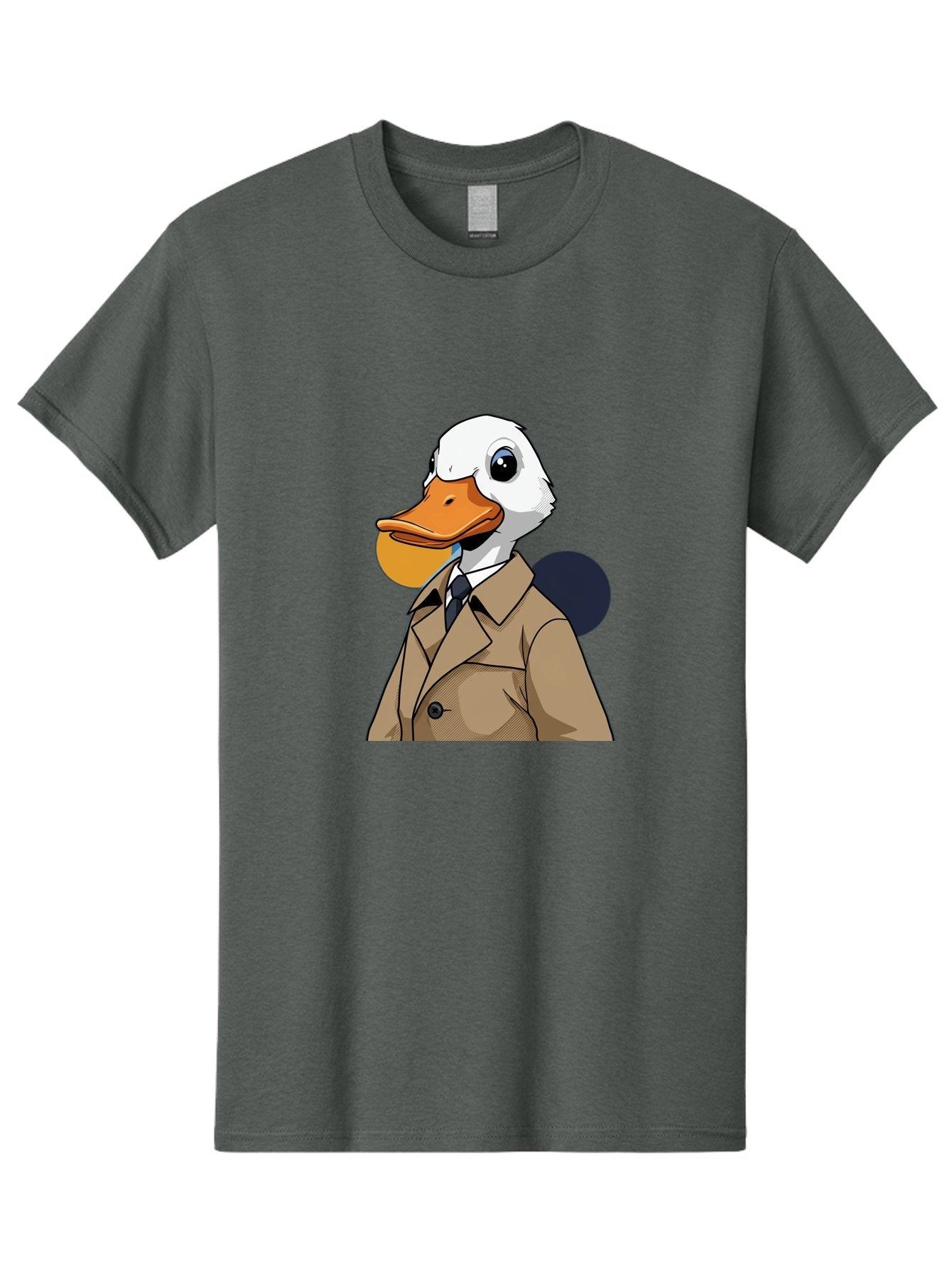 Duck-In-Suit-5 Men'S Graphic Tee, 100% Cotton, Comfortable Casual Summer Wear, Machine Washable, Vintage Camera, Old Camera, Antique Camera, Black Camera, Classic Photography, Photography Equipment, Nostalgic Device, Film Camera, Camera Art Bam343